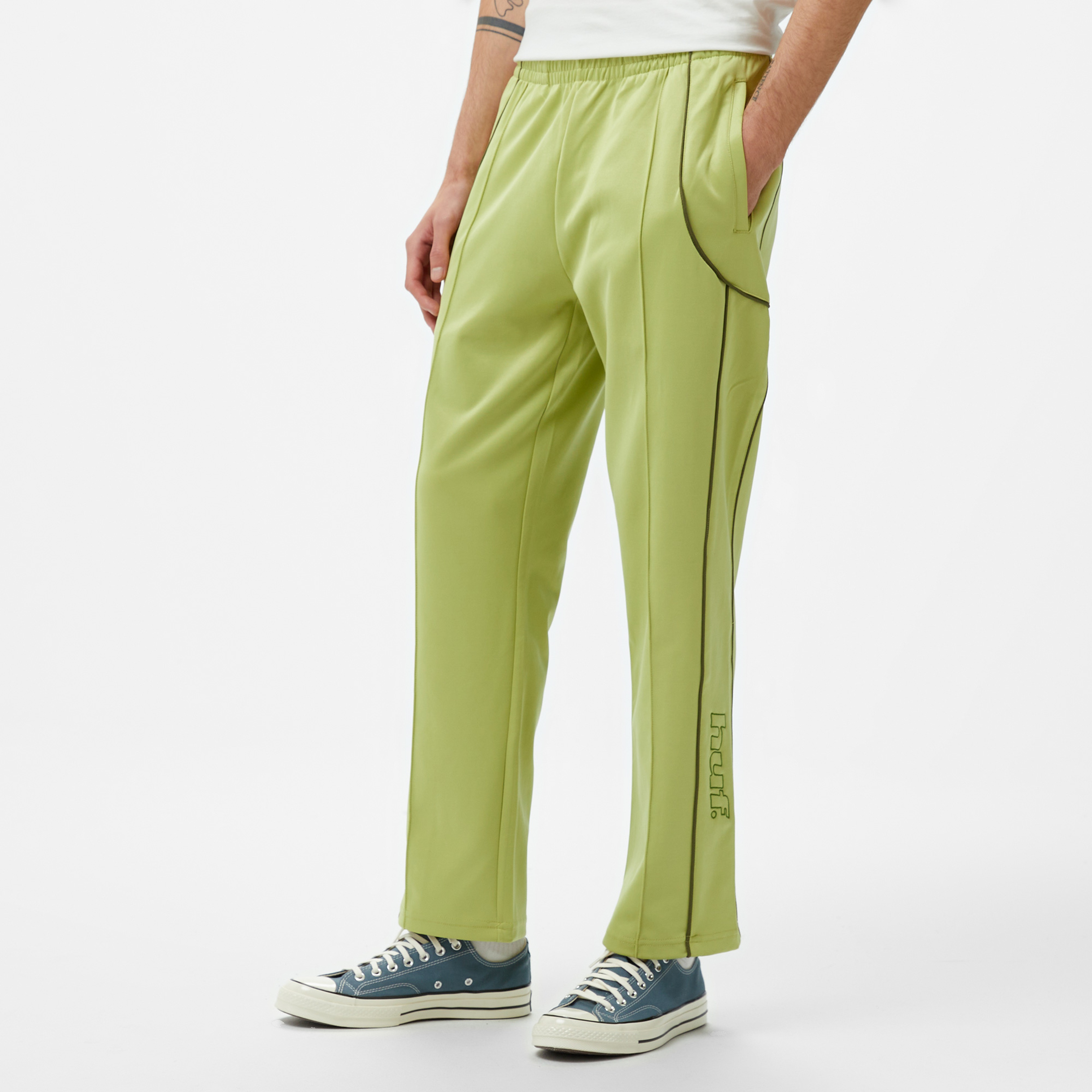 HUF Wireframe Erkek Yeşil Eşofman Altı