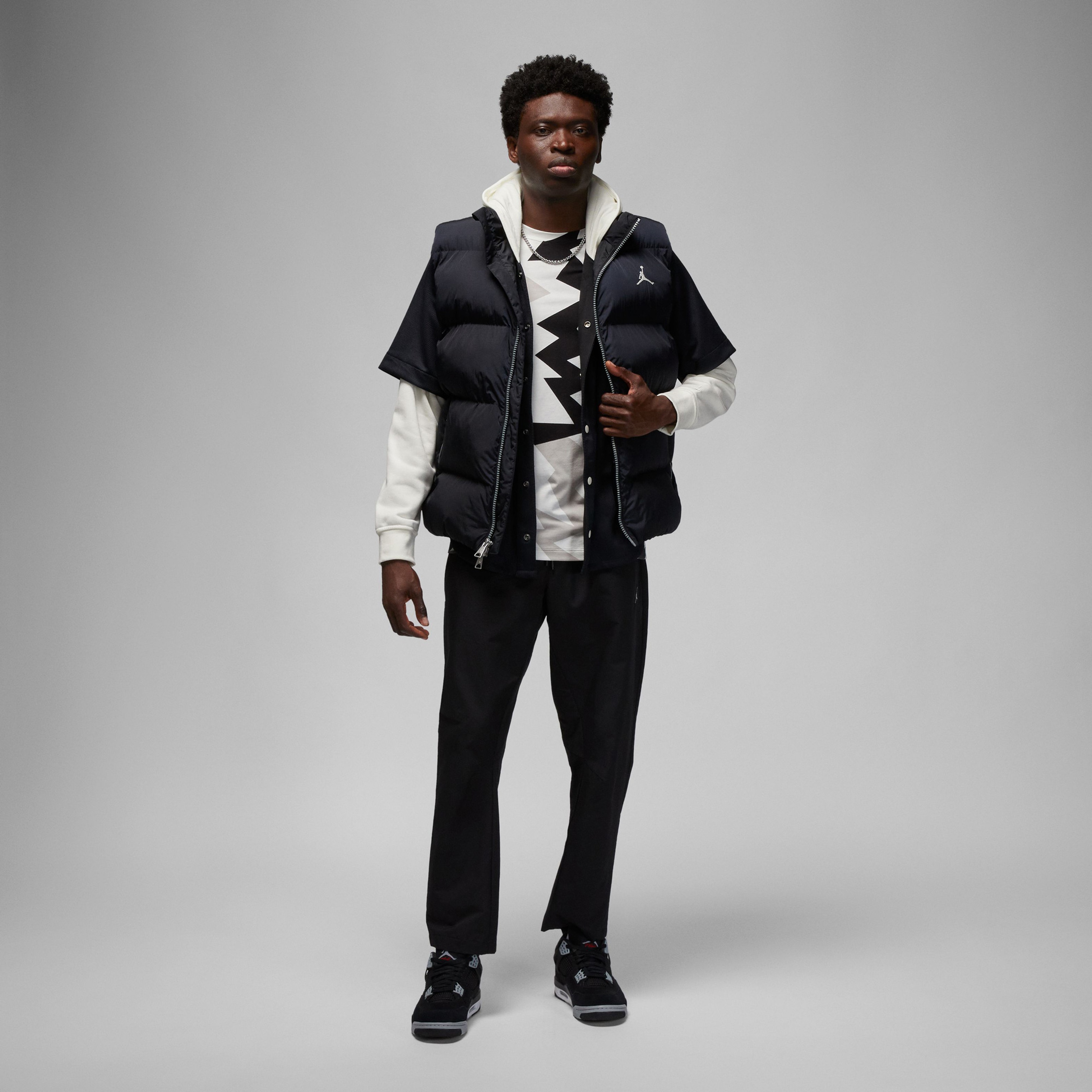 Jordan Essentials Eco  Erkek Siyah Yelek