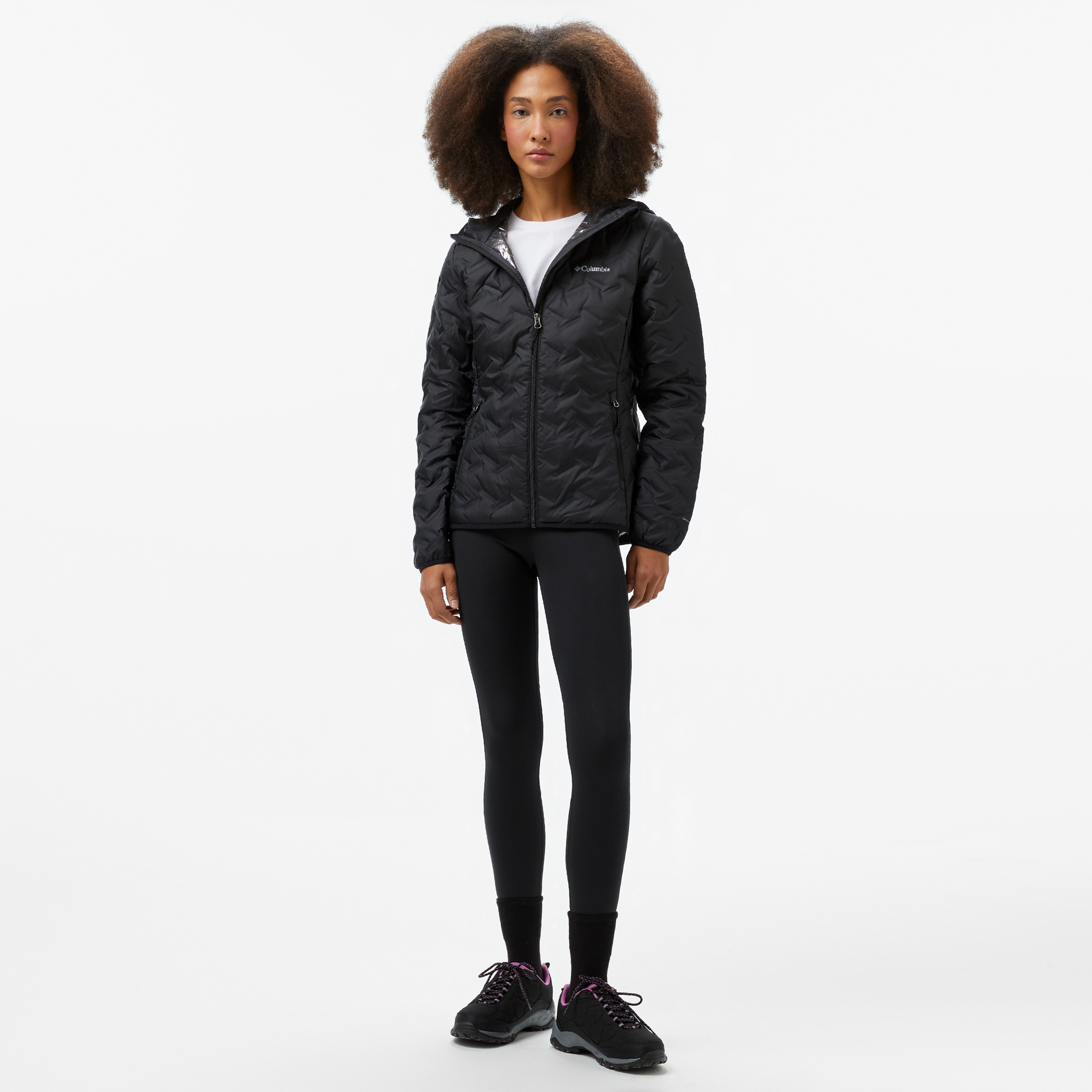Columbia Delta Ridge II Down Kadın Siyah Mont
