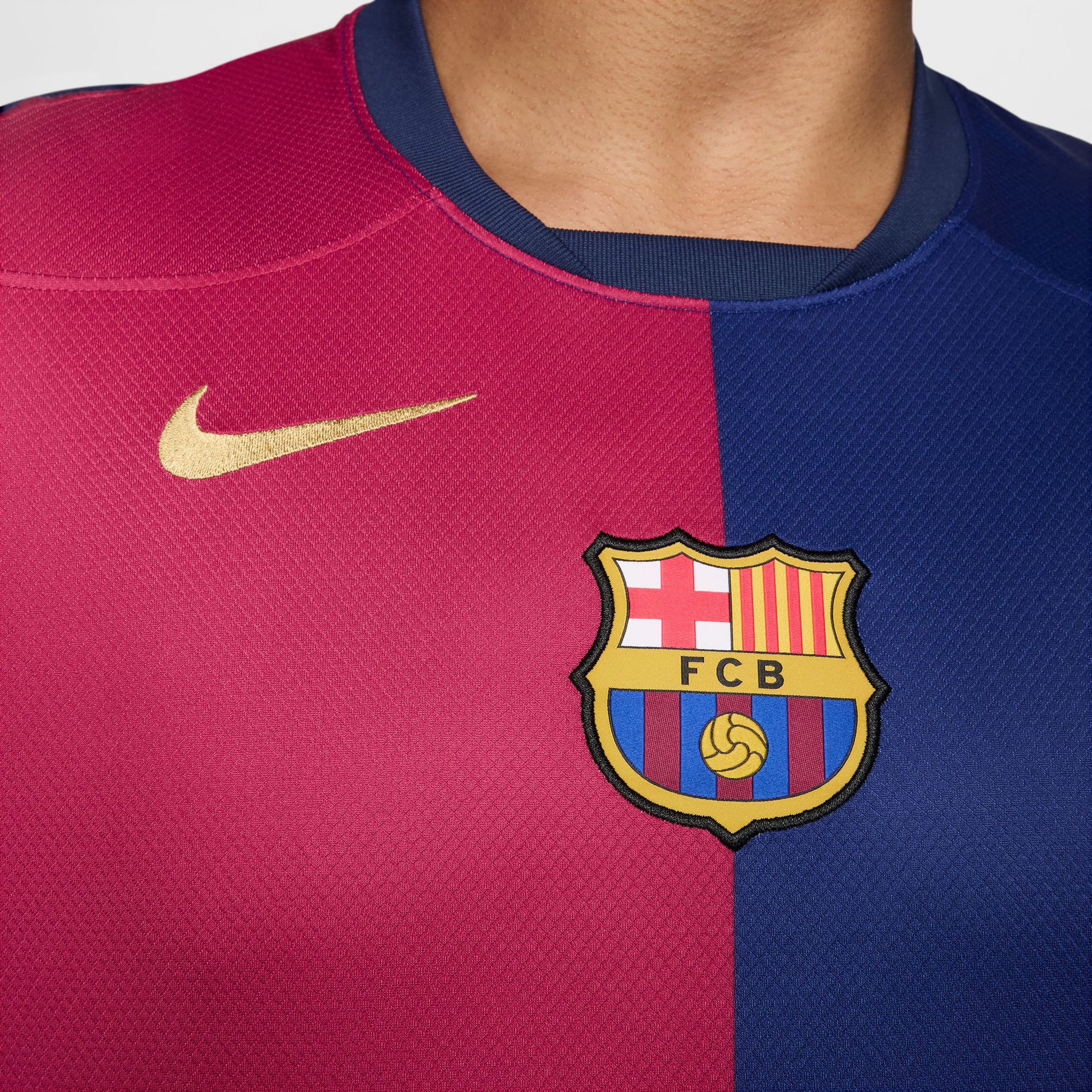 Nike FC Barcelona 2024-25 Erkek Lacivert İç Saha Futbol Forması