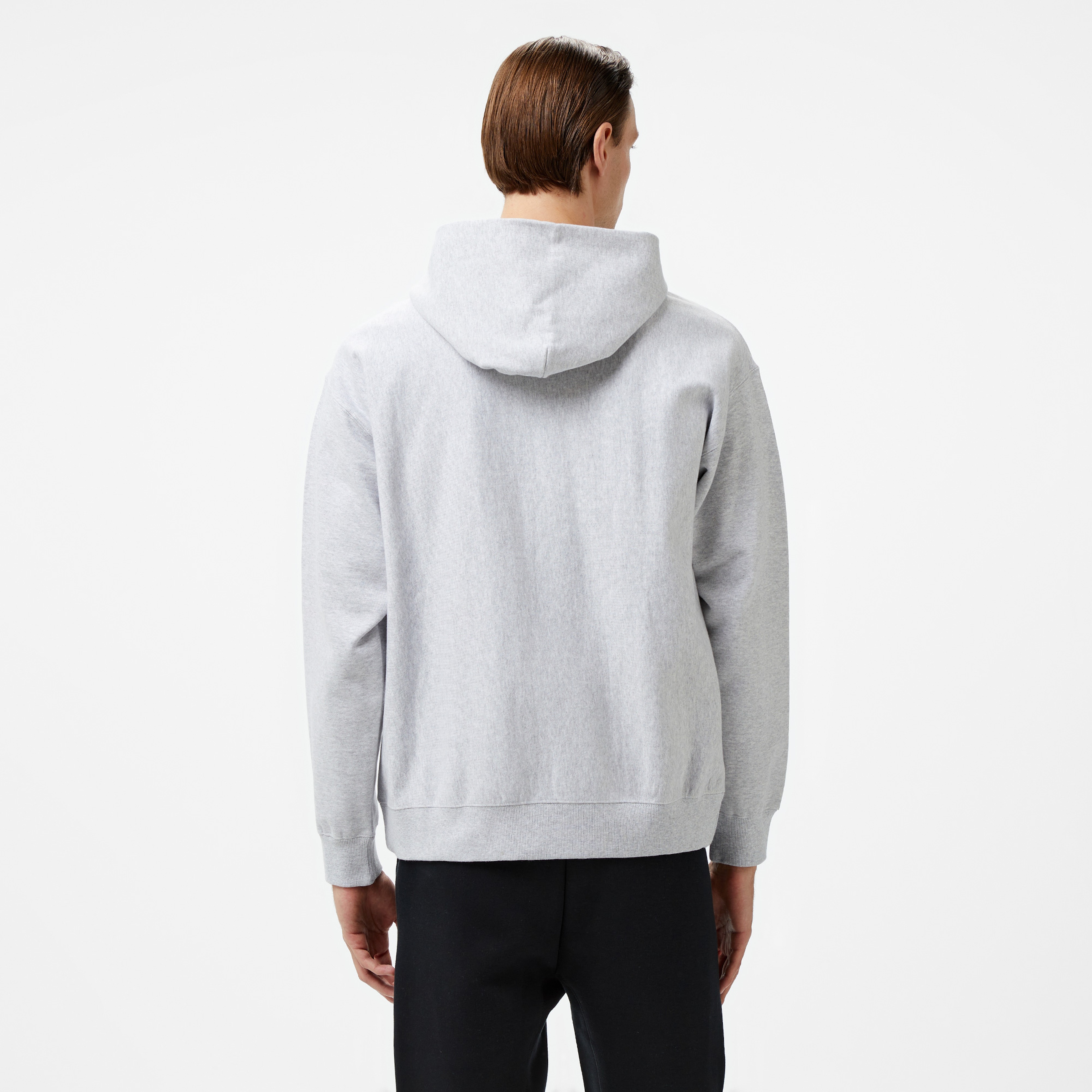 HUF Outlines Heavy Weight F/Z Fleece Erkek Gri Sweatshirt
