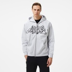 HUF Outlines Heavy Weight F/Z Fleece Erkek Gri Sweatshirt