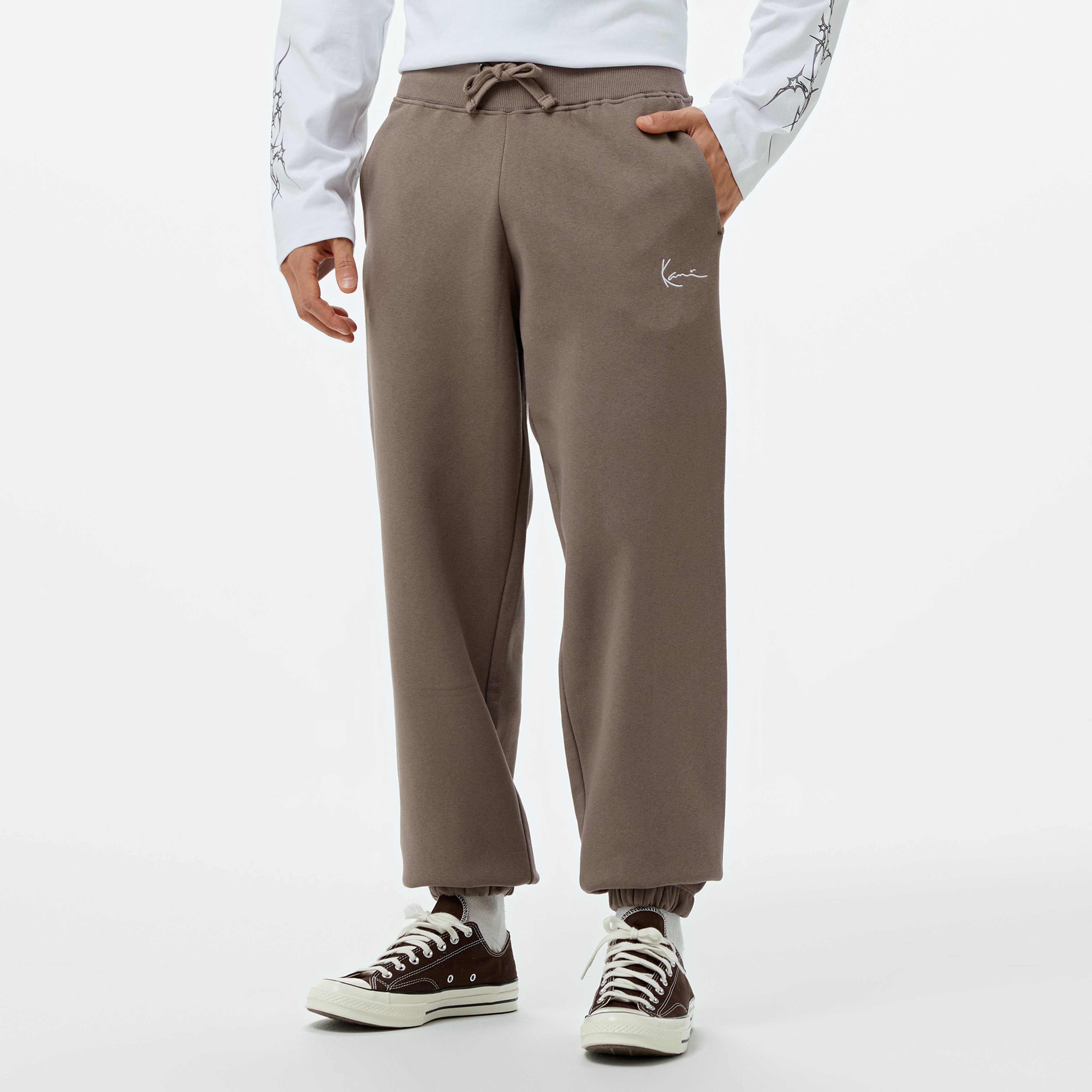 Karl Kani Small Signature Essential Os Kadın Bej Eşofman Altı