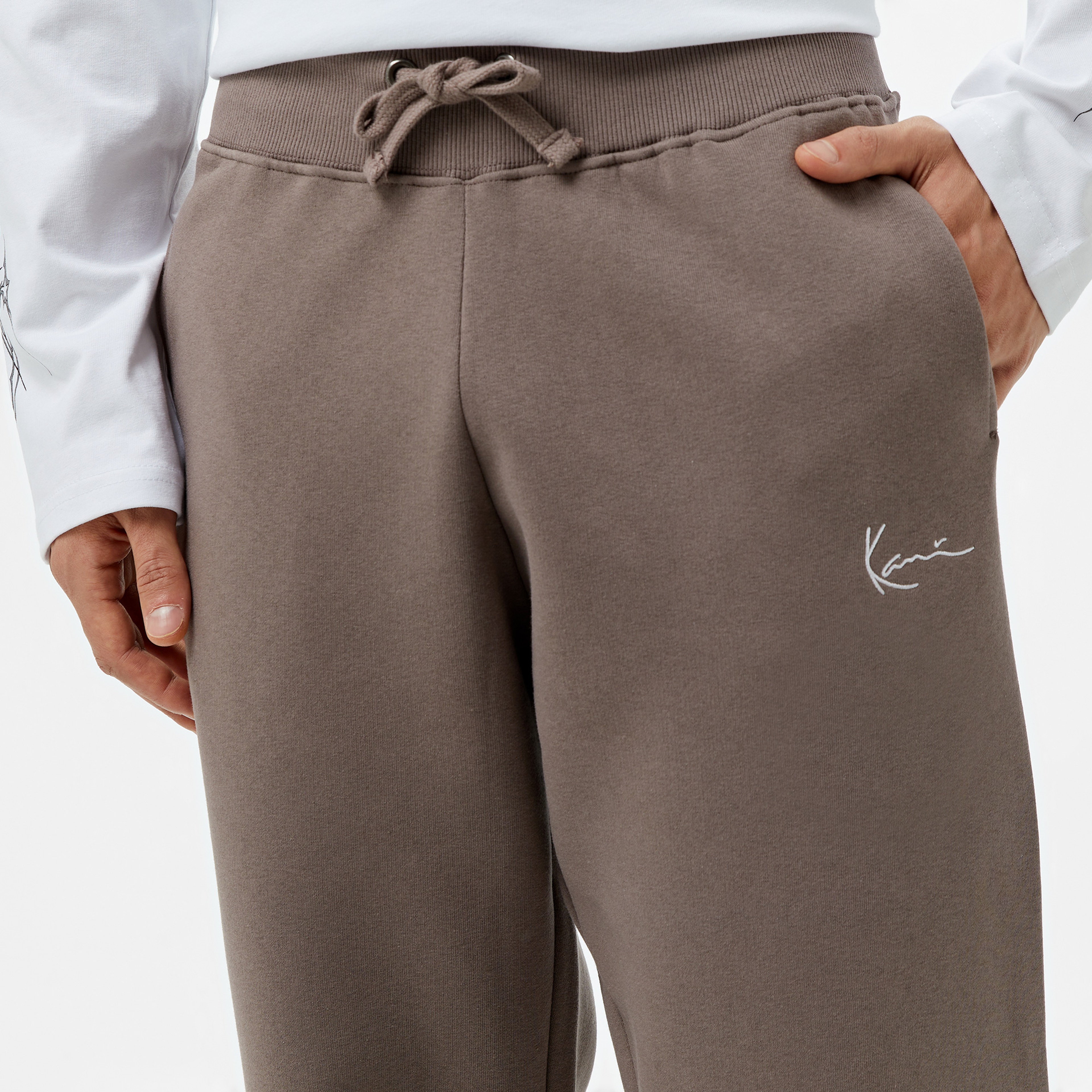 Karl Kani Small Signature Essential Os Kadın Bej Eşofman Altı