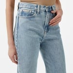 Calvin Klein Jeans High Rise Straight Kadın Mavi Jean