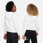 Nike Club Flc Hdy Lbr Çocuk Beyaz Sweatshirt
