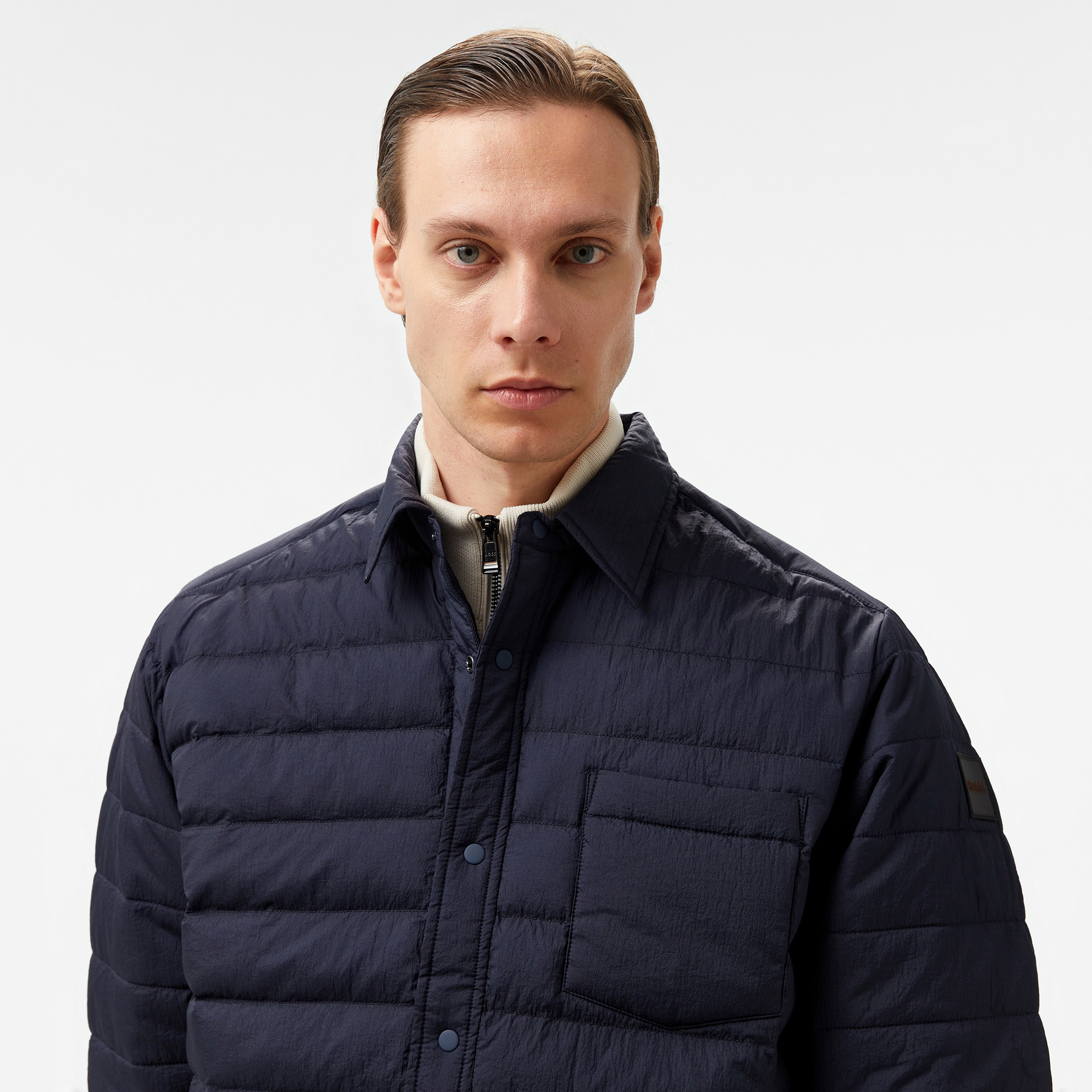 Boss Lambizzo Erkek Lacivert Mont