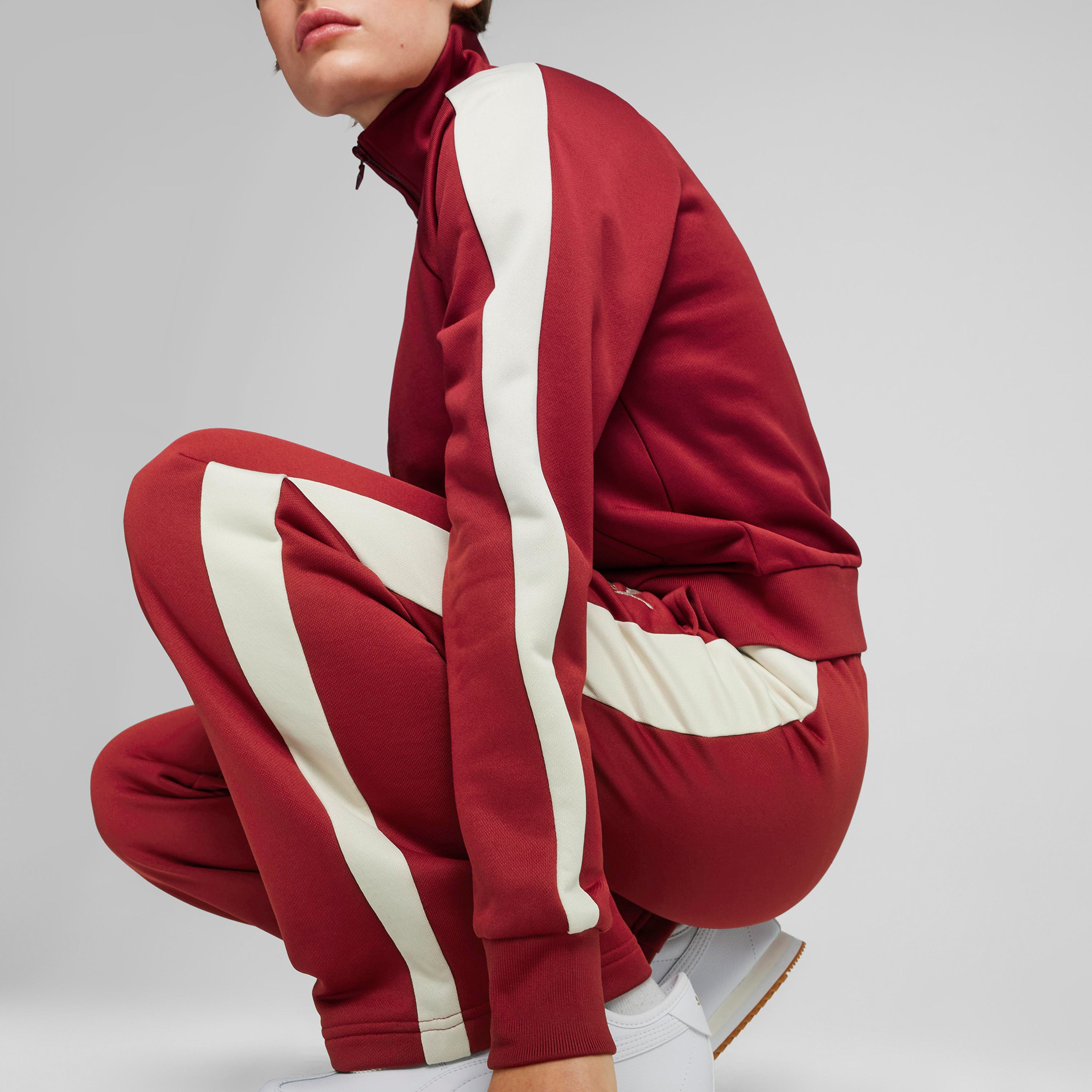 Puma Iconic T7 Track Kadın Kırmızı Eşofman Üstü