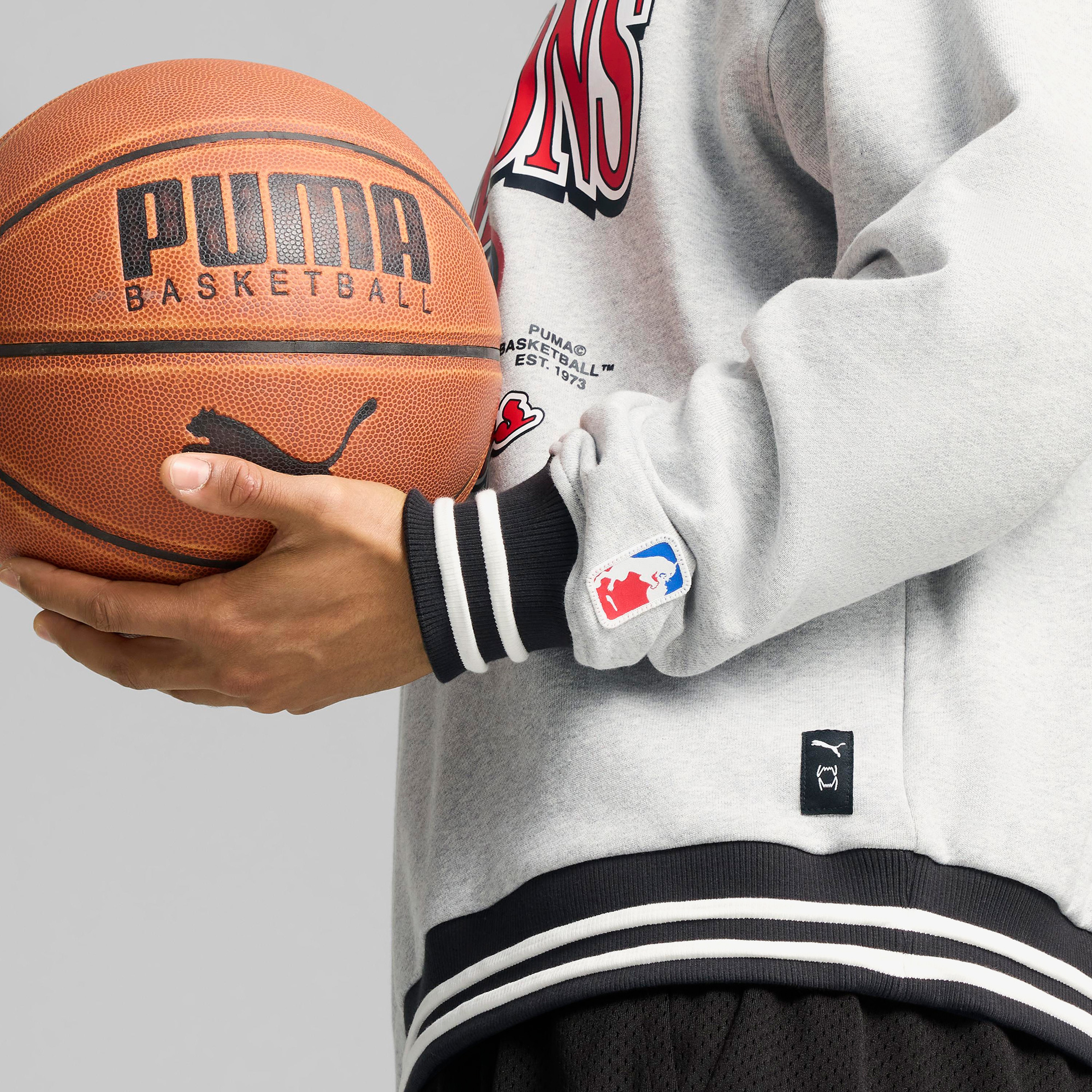 Puma Champs Crew Erkek Gri Sweatshirt