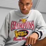 Puma Champs Crew Erkek Gri Sweatshirt