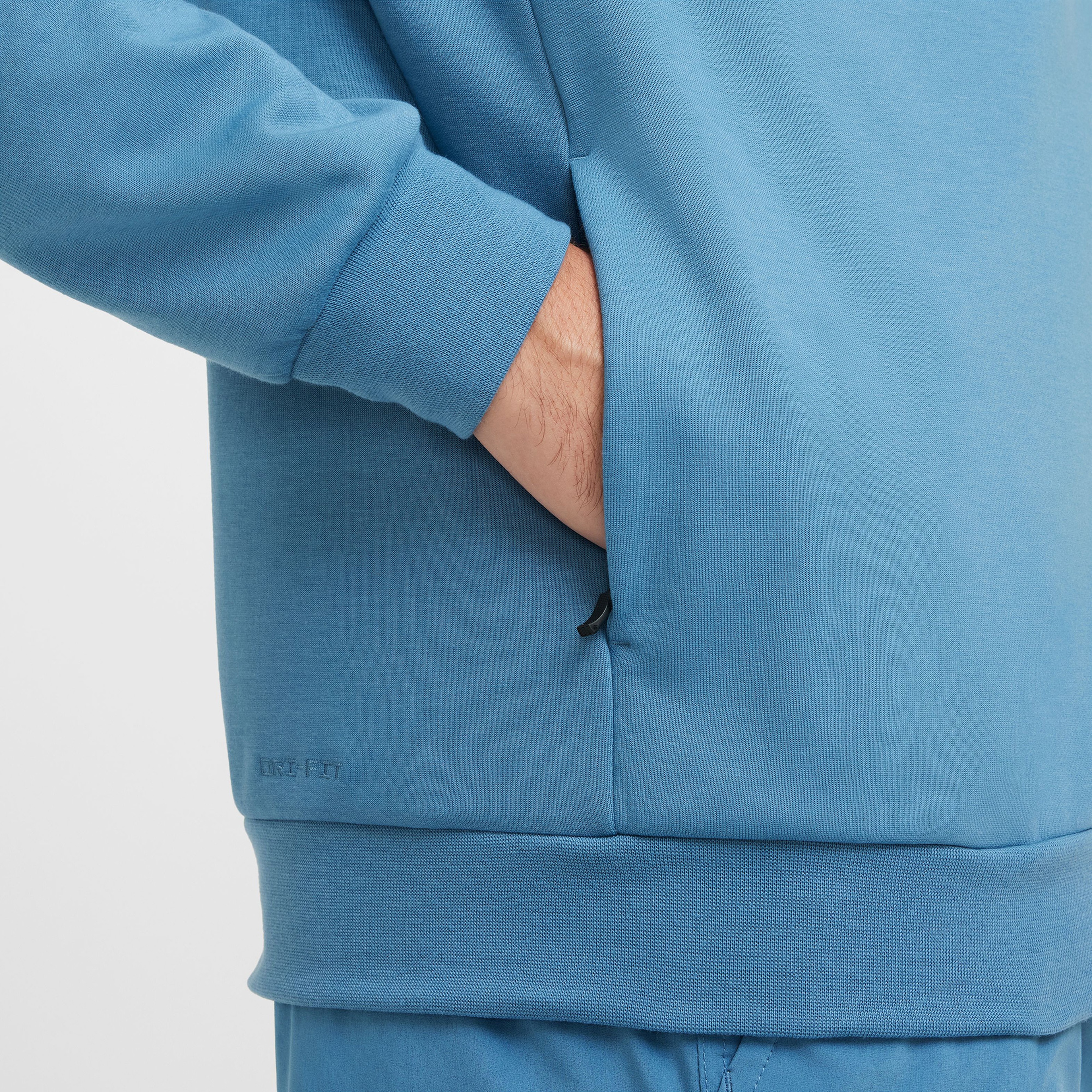 Nike Dri-Fit Primary Erkek Mavi Kapüşonlu Sweatshirt