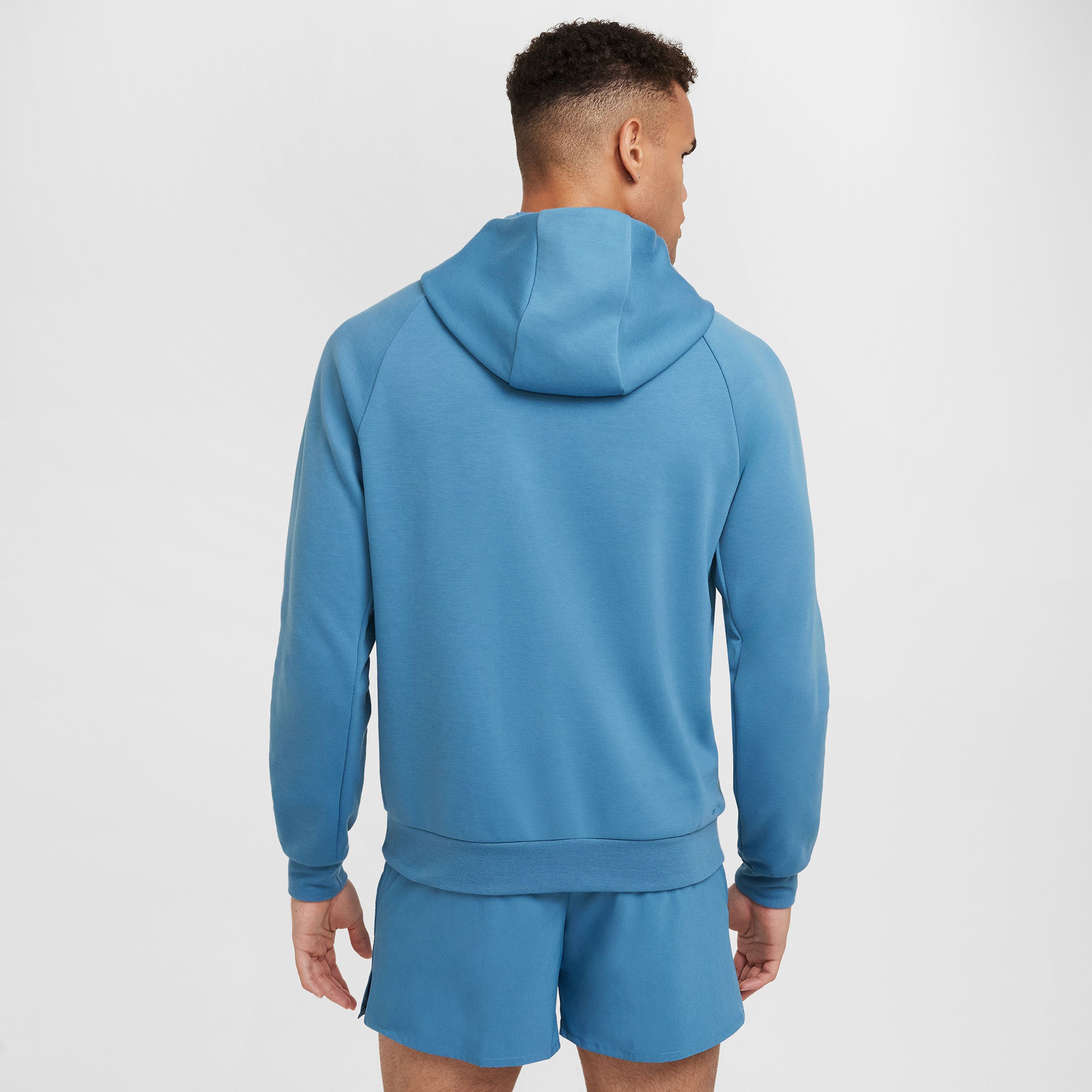 Nike Dri-Fit Primary Erkek Mavi Kapüşonlu Sweatshirt