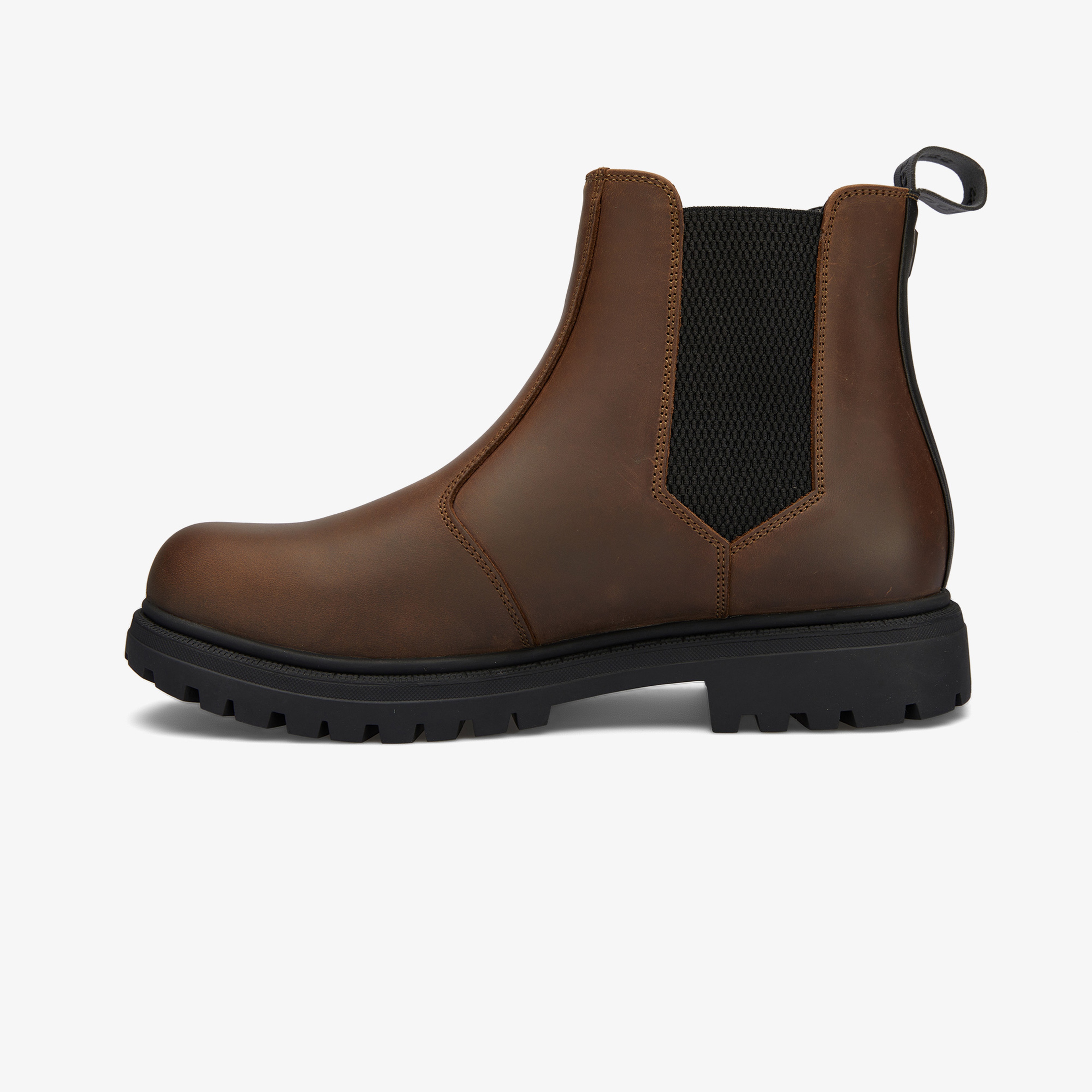 Guess Sidney Beatles Leather Beatles Erkek Kahverengi Bot