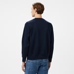 Tommy Hilfiger Tommy Logo Tipped Crewneck Erkek Mavi Sweatshirt