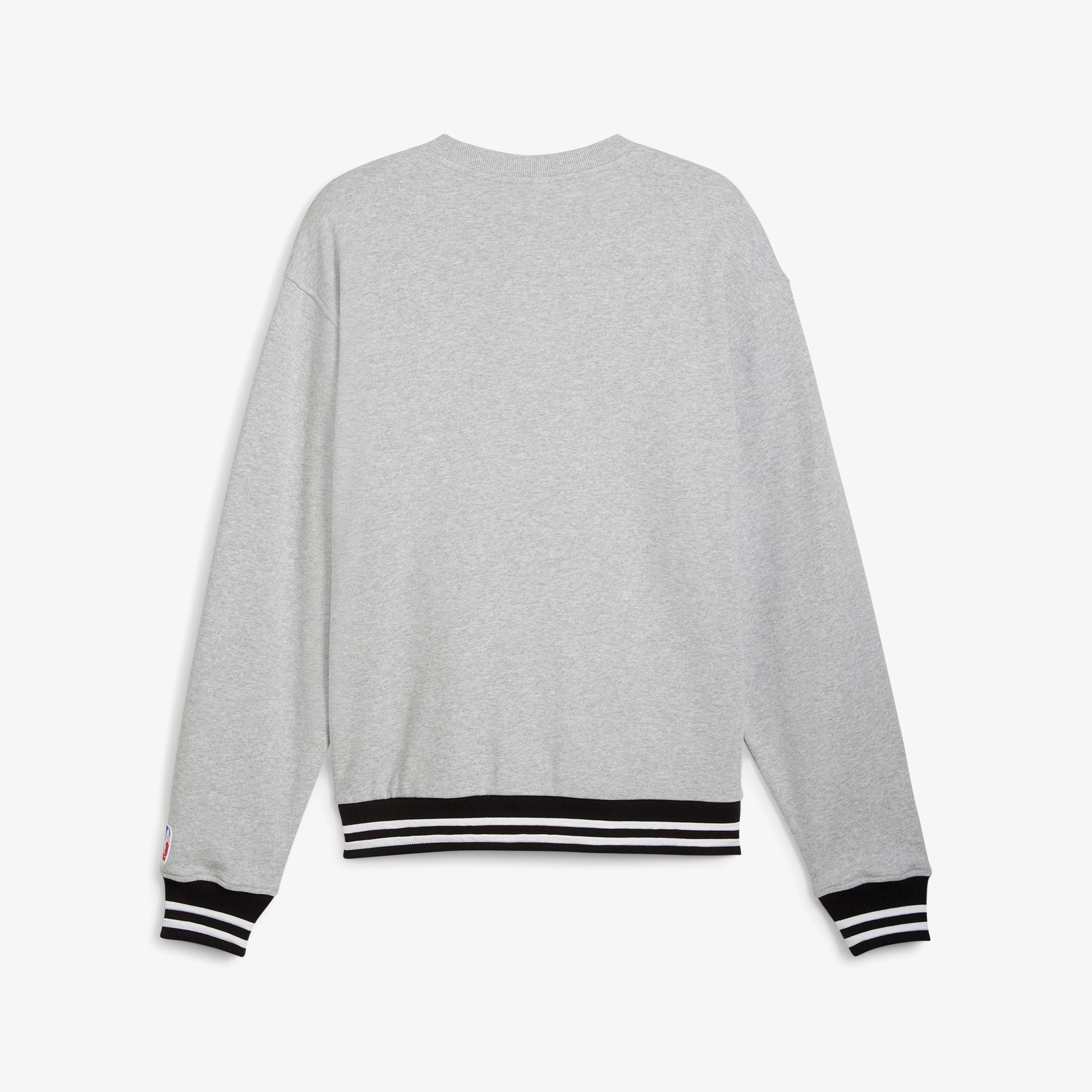 Puma Champs Crew Erkek Gri Sweatshirt