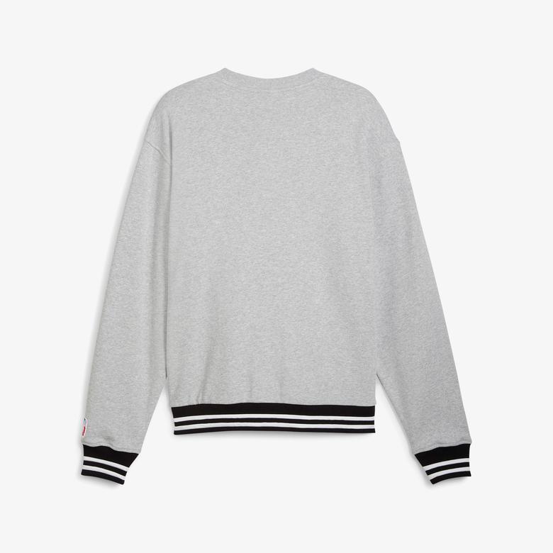 Puma Champs Crew Erkek Gri Sweatshirt