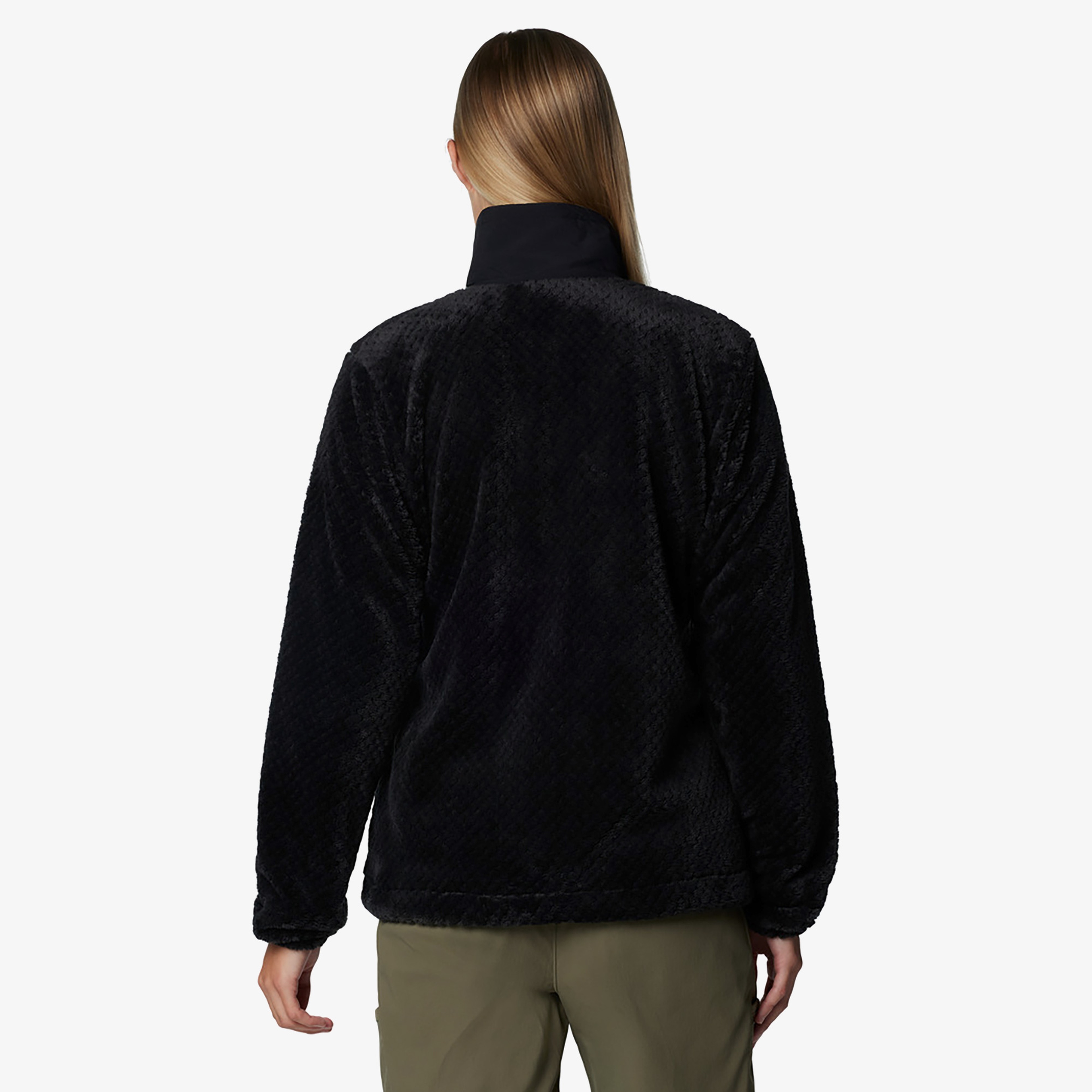 Columbia Fire Side Full Zip Kadın Siyah Polar Üst