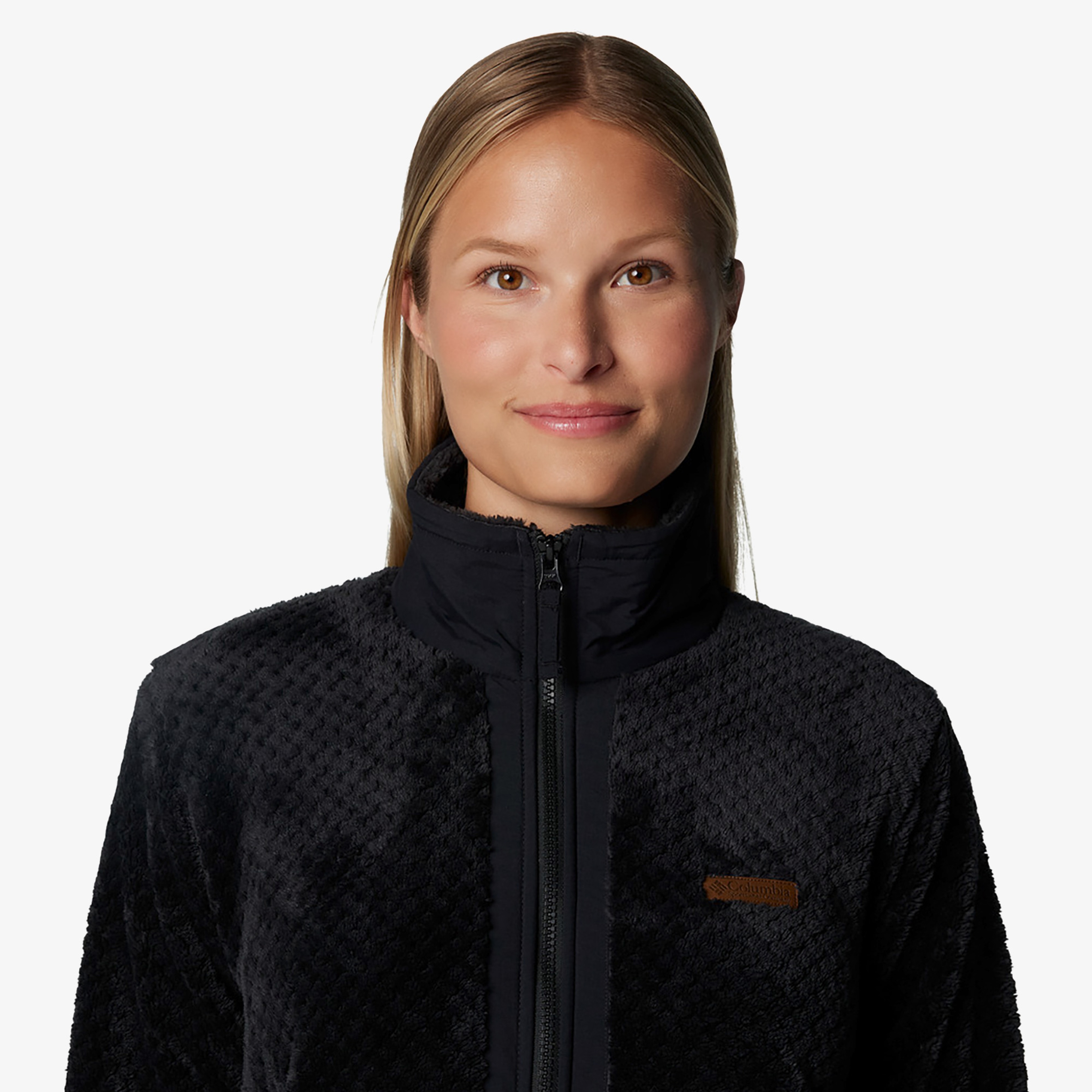 Columbia Fire Side Full Zip Kadın Siyah Polar Üst