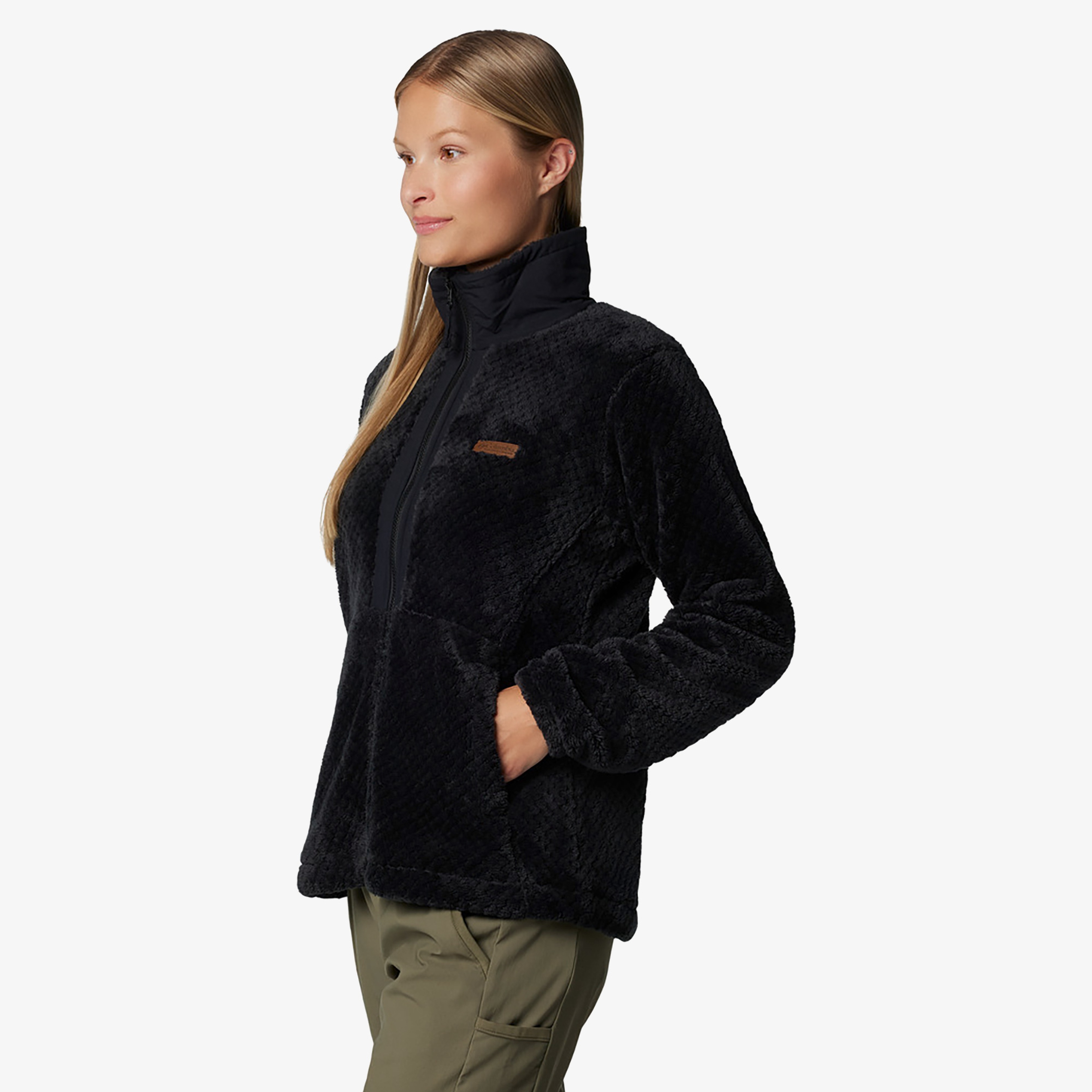 Columbia Fire Side Full Zip Kadın Siyah Polar Üst