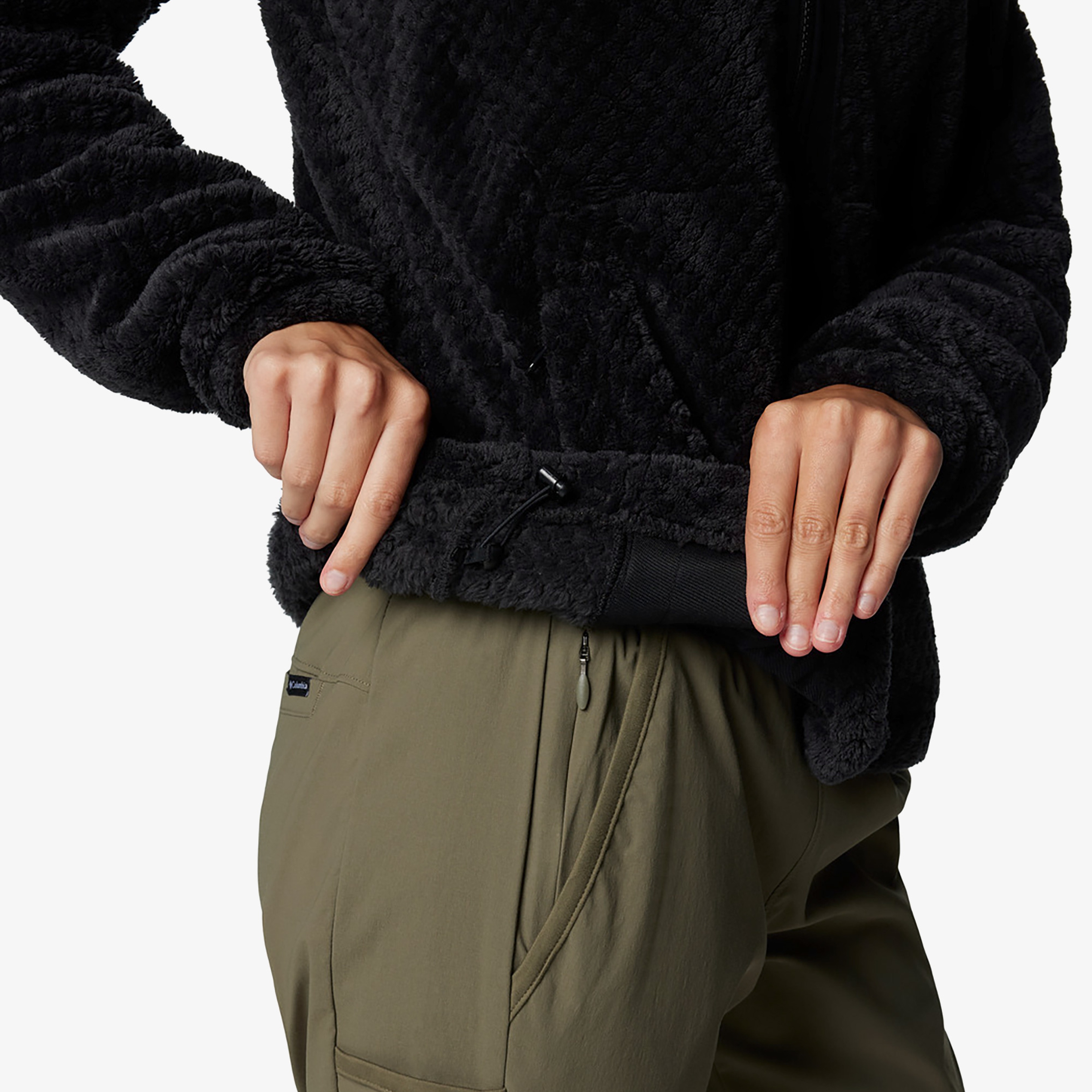 Columbia Fire Side Full Zip Kadın Siyah Polar Üst