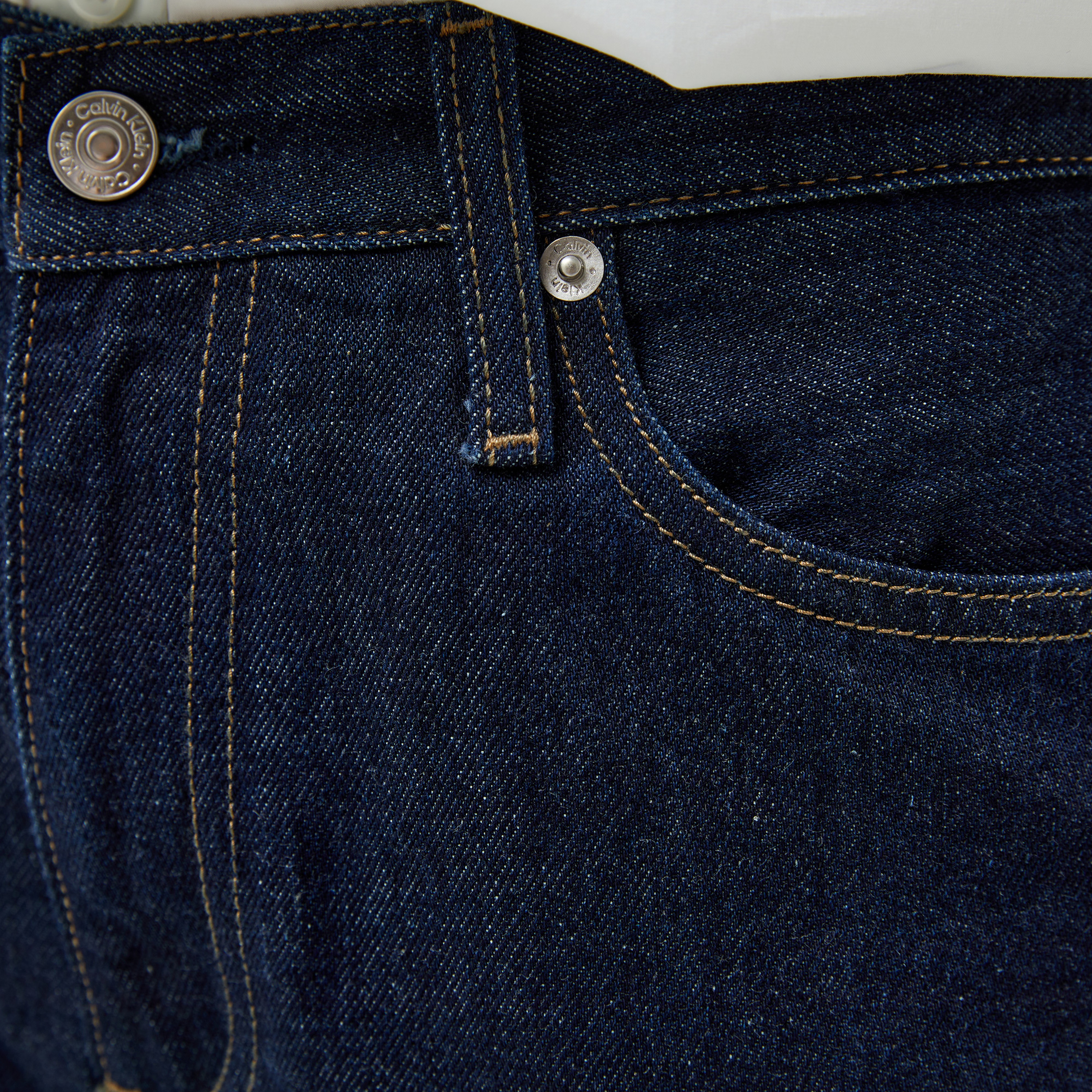 Calvin Klein Jeans Mom Kadın Lacivert Jean