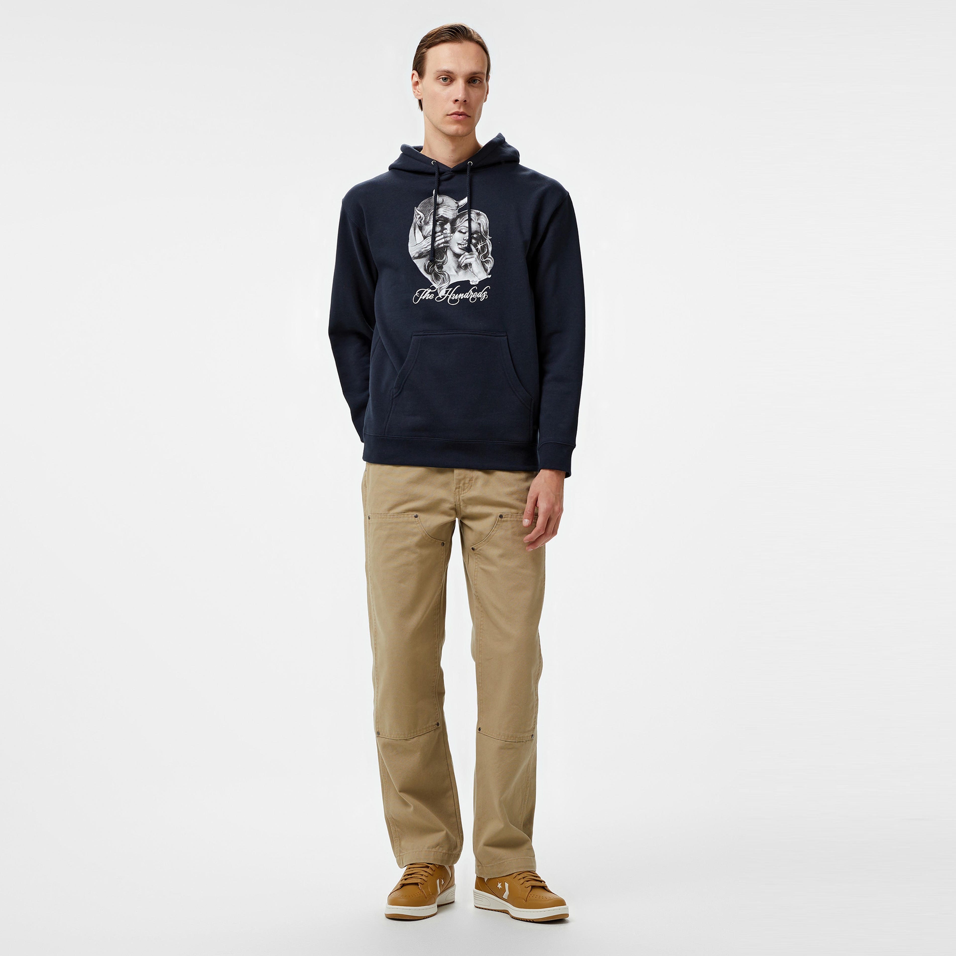 The Hundreds Ear Bender Pullover Erkek Lacivert Sweatshirt
