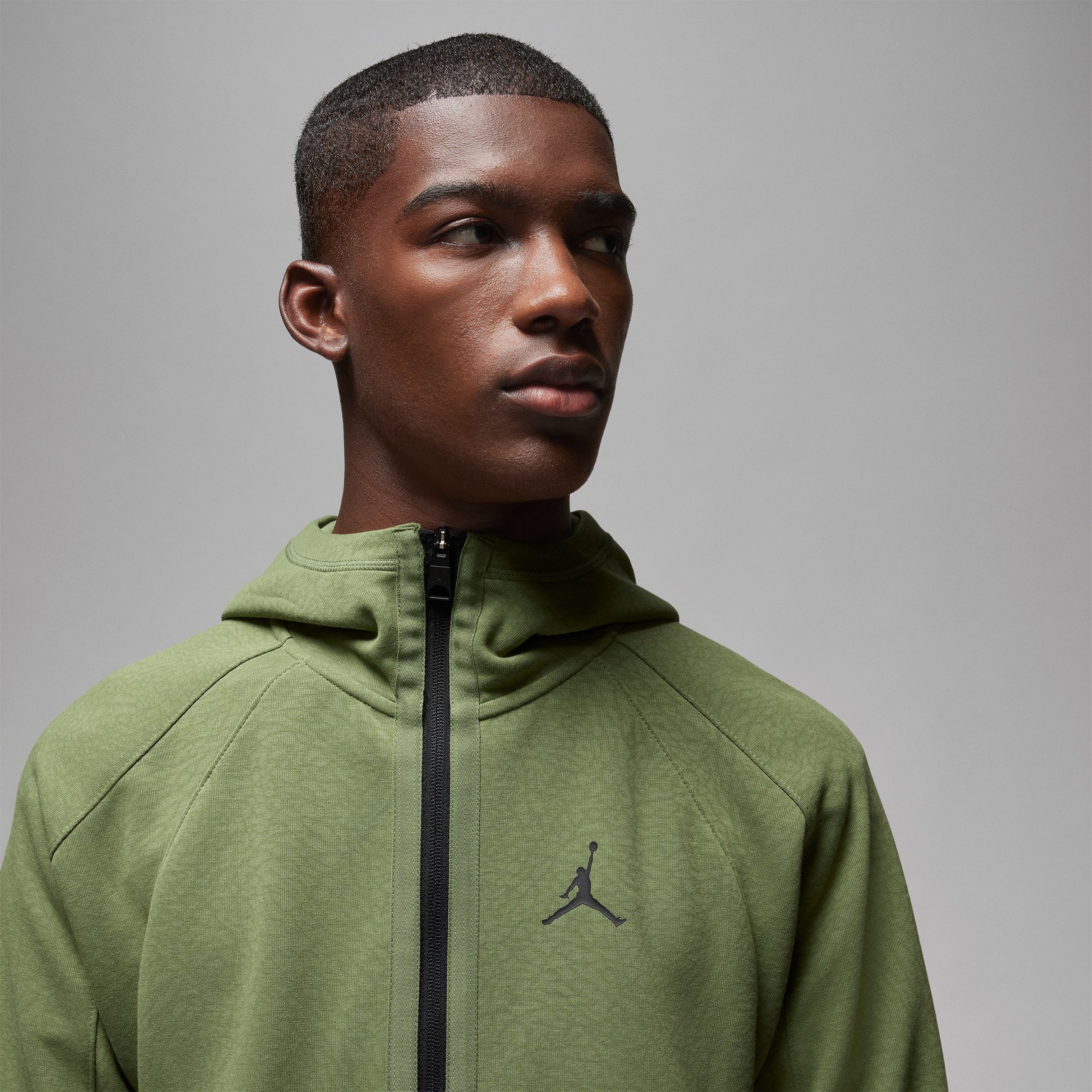 Jordan Dri-Fit Sport Erkek Yeşil Kapüşonlu Sweatshirt