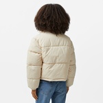 Karl Kani Og Aop Crop Puffer Kadın Bej Ceket