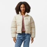 Karl Kani Og Aop Crop Puffer Kadın Bej Ceket