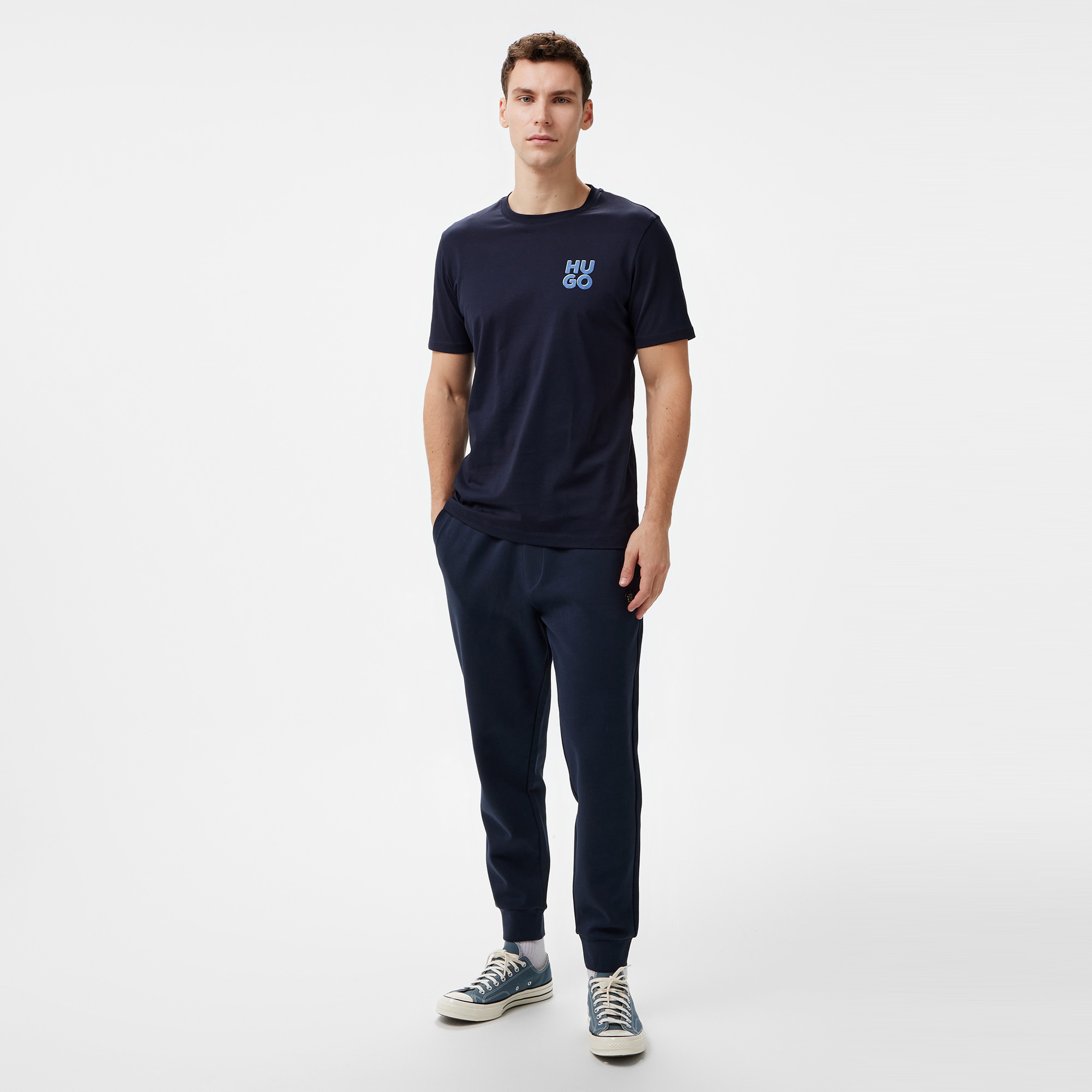 Boss C-Locsin 01 Erkek Lacivert Eşofman Altı