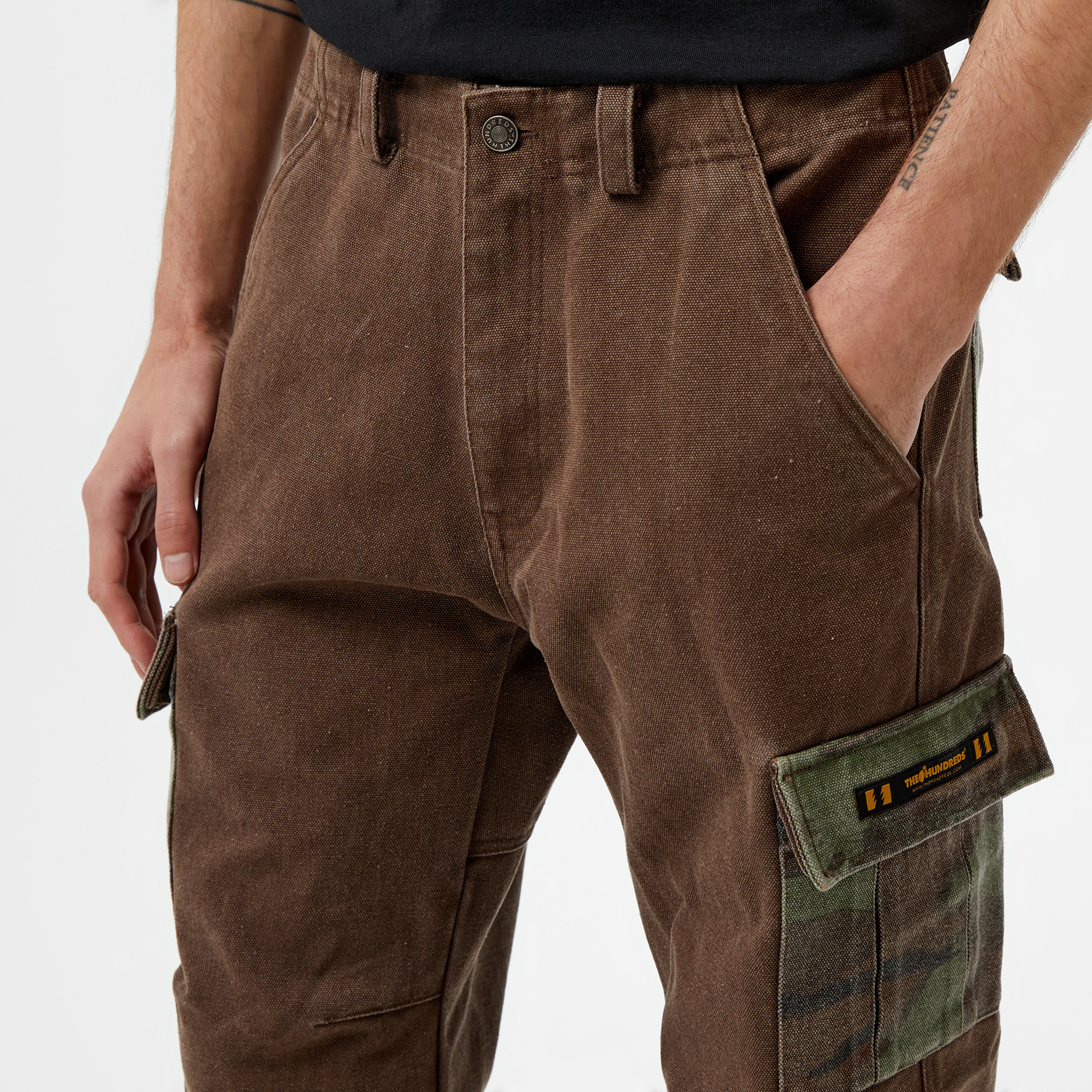 The Hundreds Heights Cargo Erkek Kahverengi Pantolon