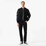 Alpha Industries Leather Ma-1 Varsity Unisex Siyah Ceket