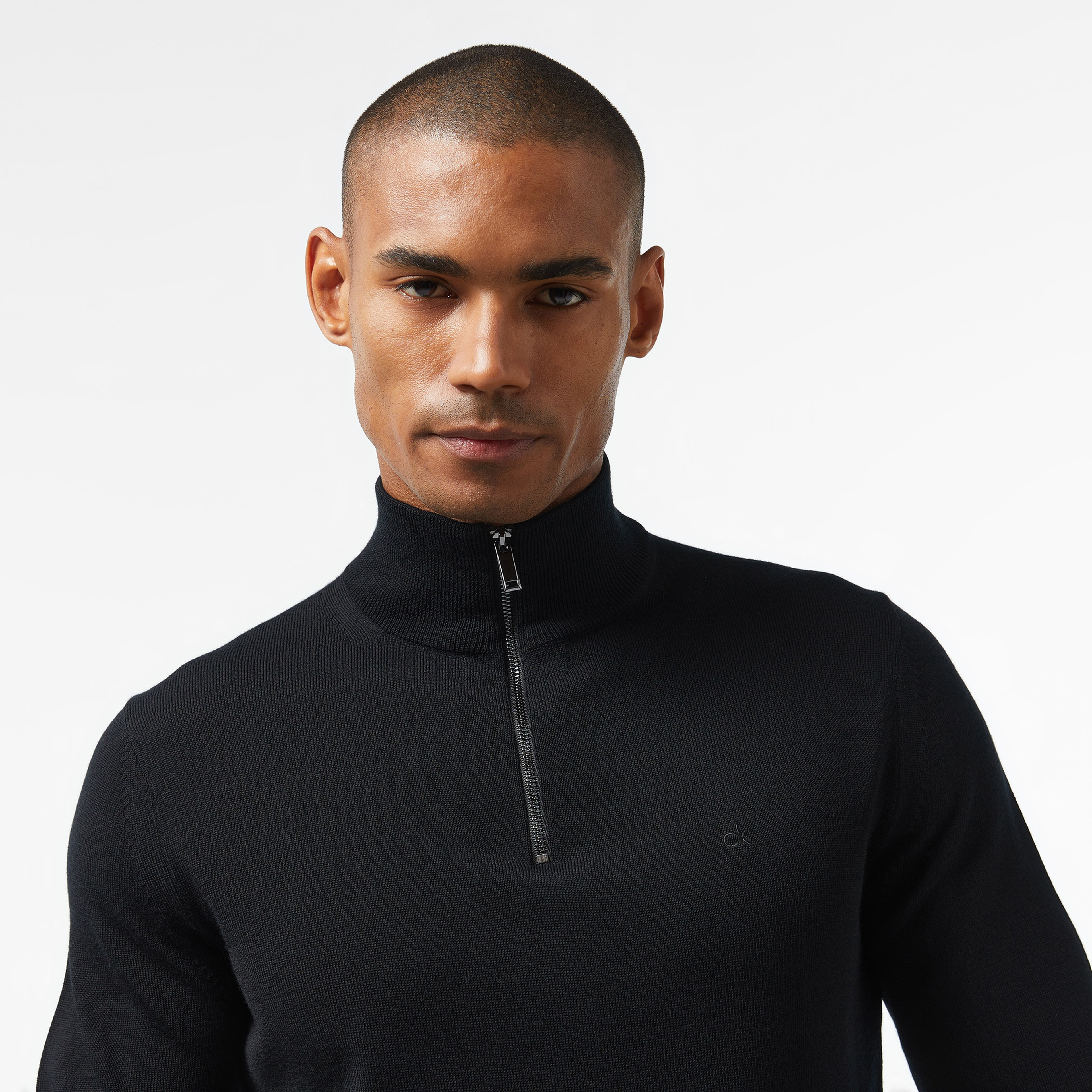 Calvin Klein Erkek Siyah Triko