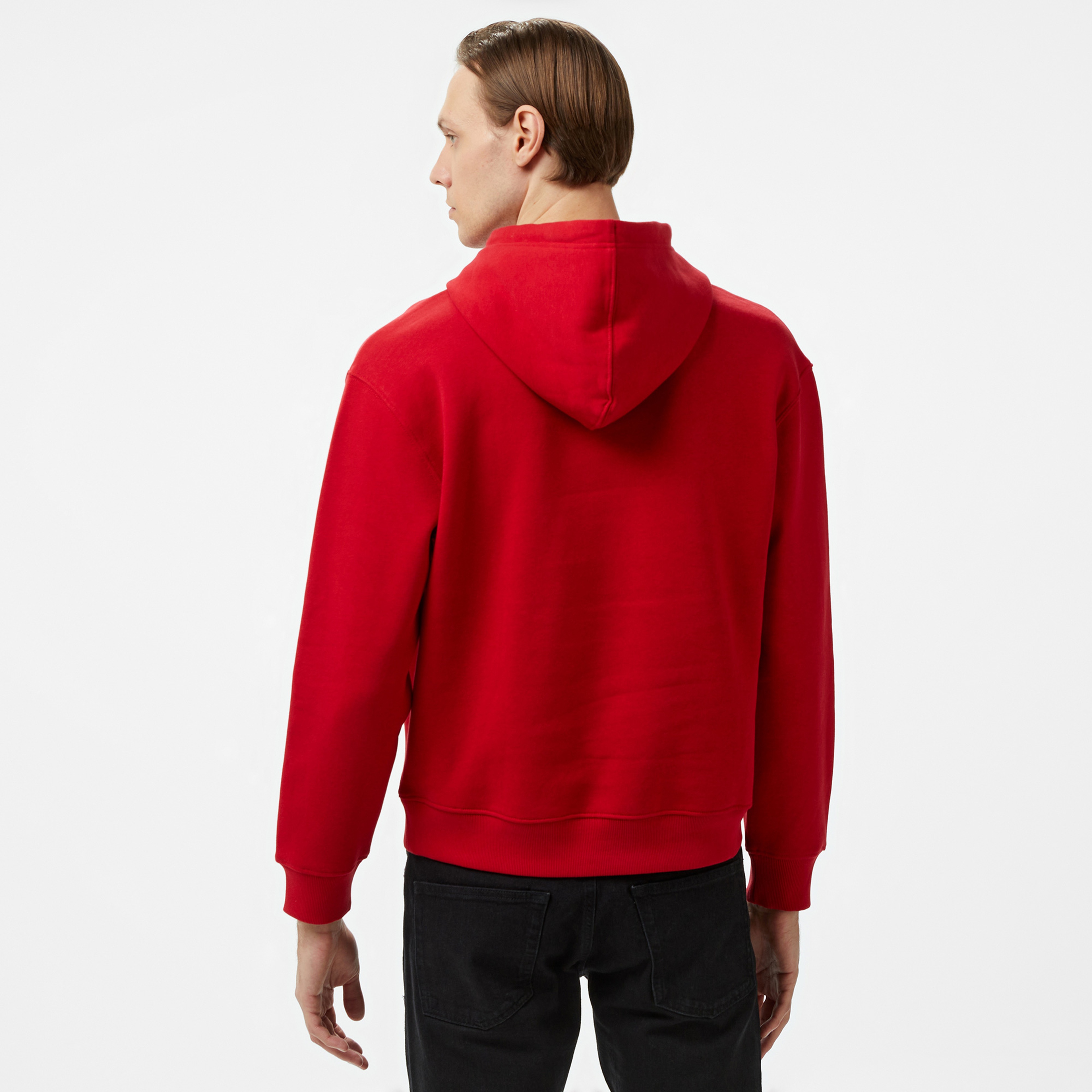 Guess Organic 365 Erkek Kırmızı Sweatshirt