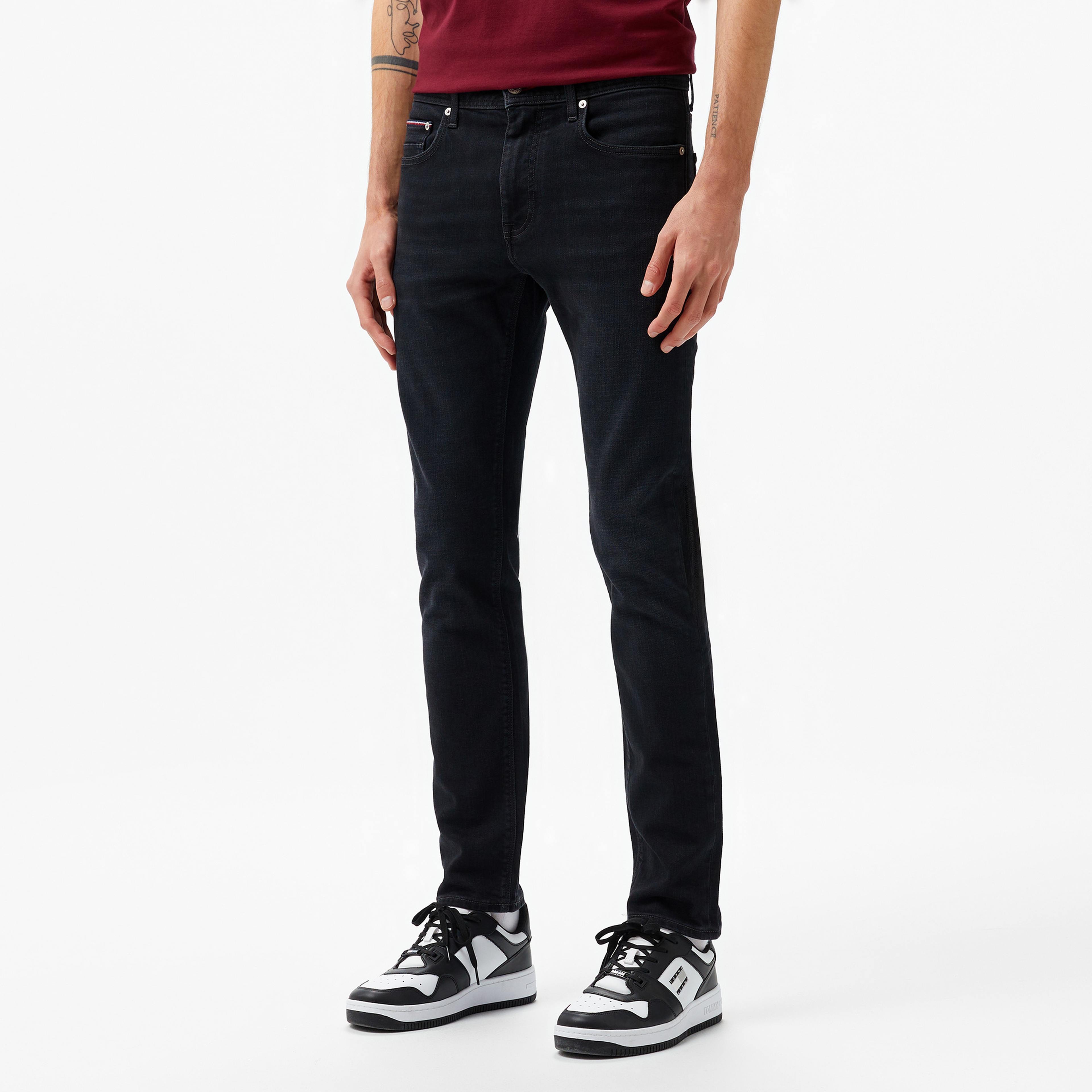 Tommy Hilfiger Slim Bleecker Crow Erkek Siyah Jean