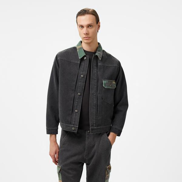 The Hundreds Camo Canvas Erkek Siyah Ceket