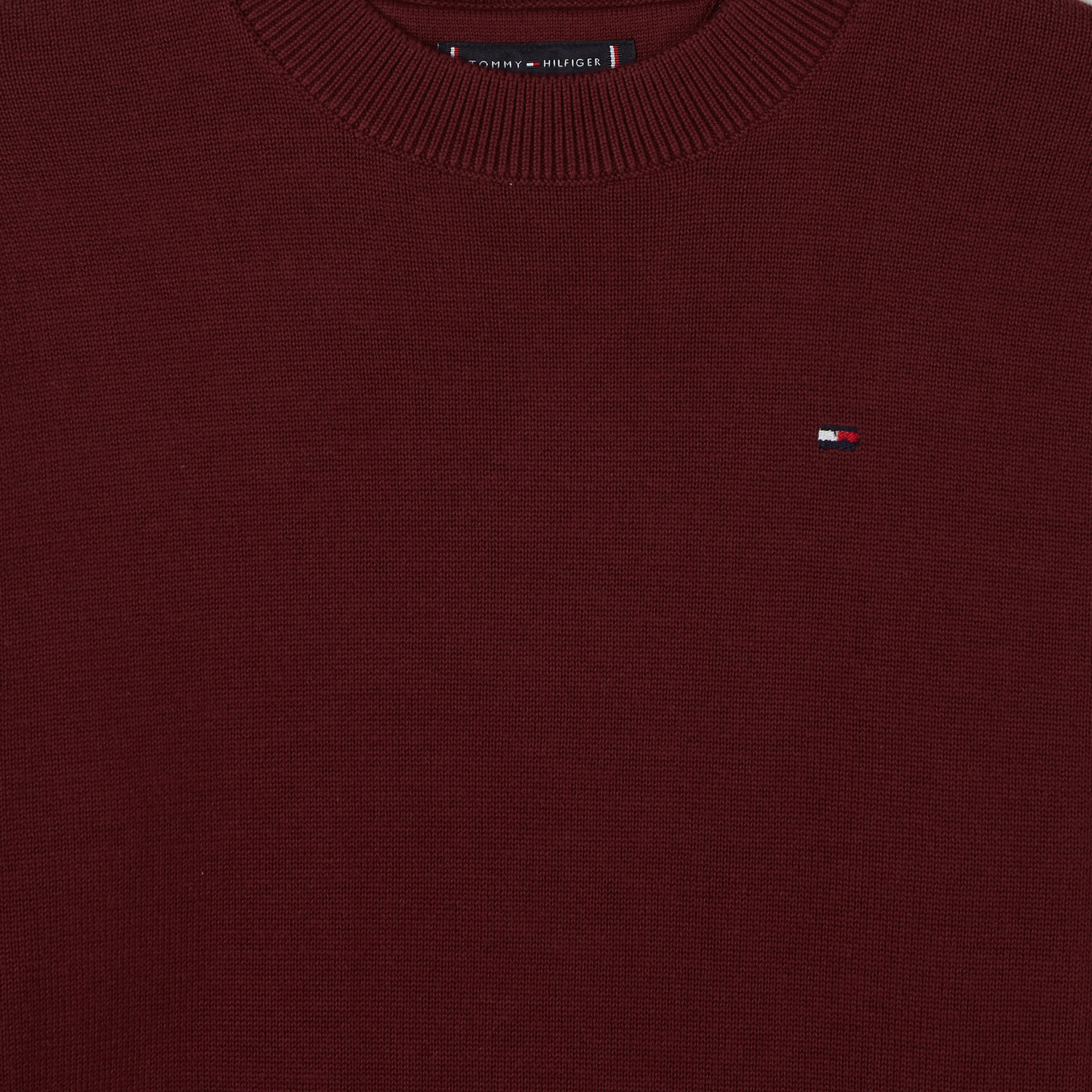 Tommy Hilfiger Essential Çocuk Bordo Kazak