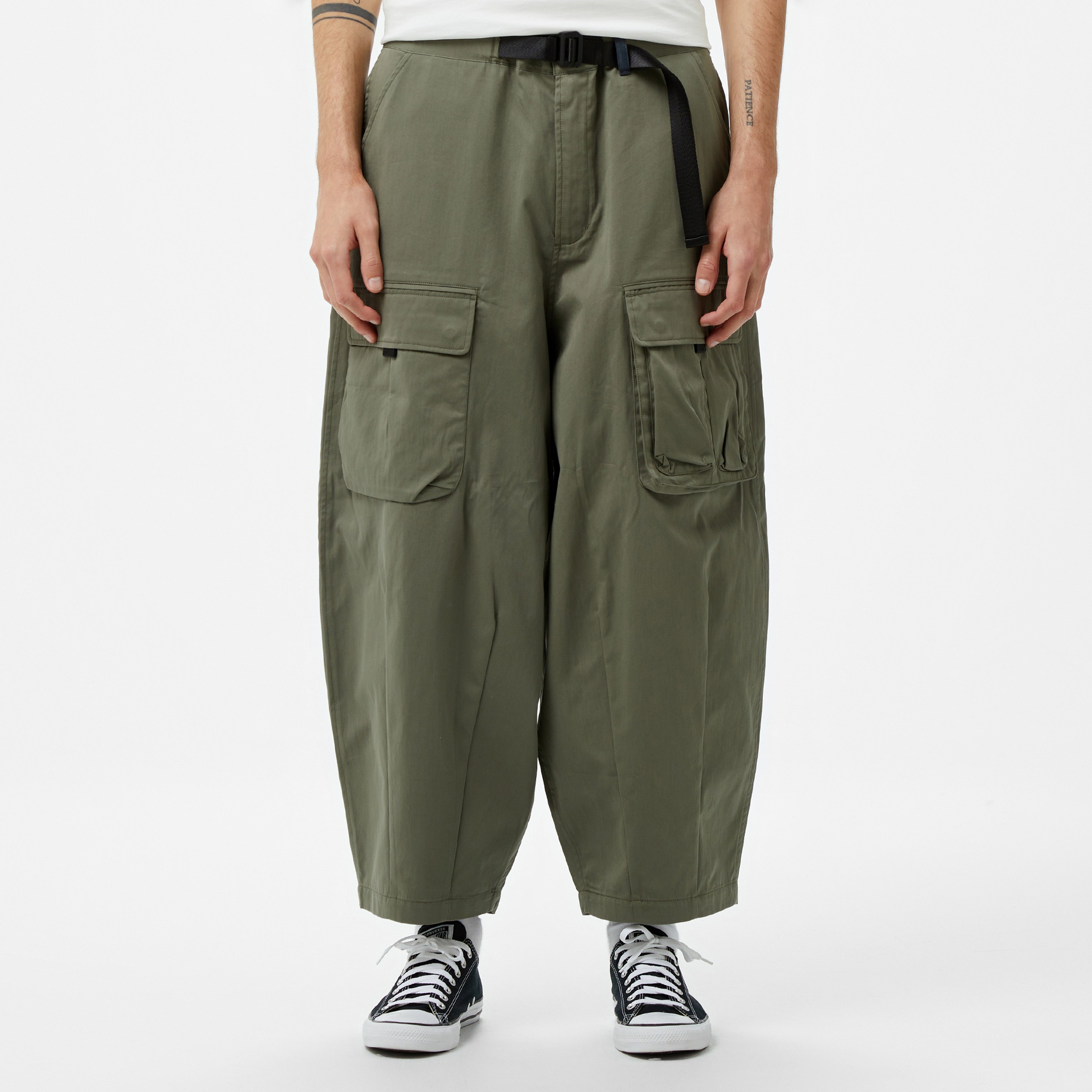 Alpha Industries Oversızed Tactical Unisex Gri Pantolon