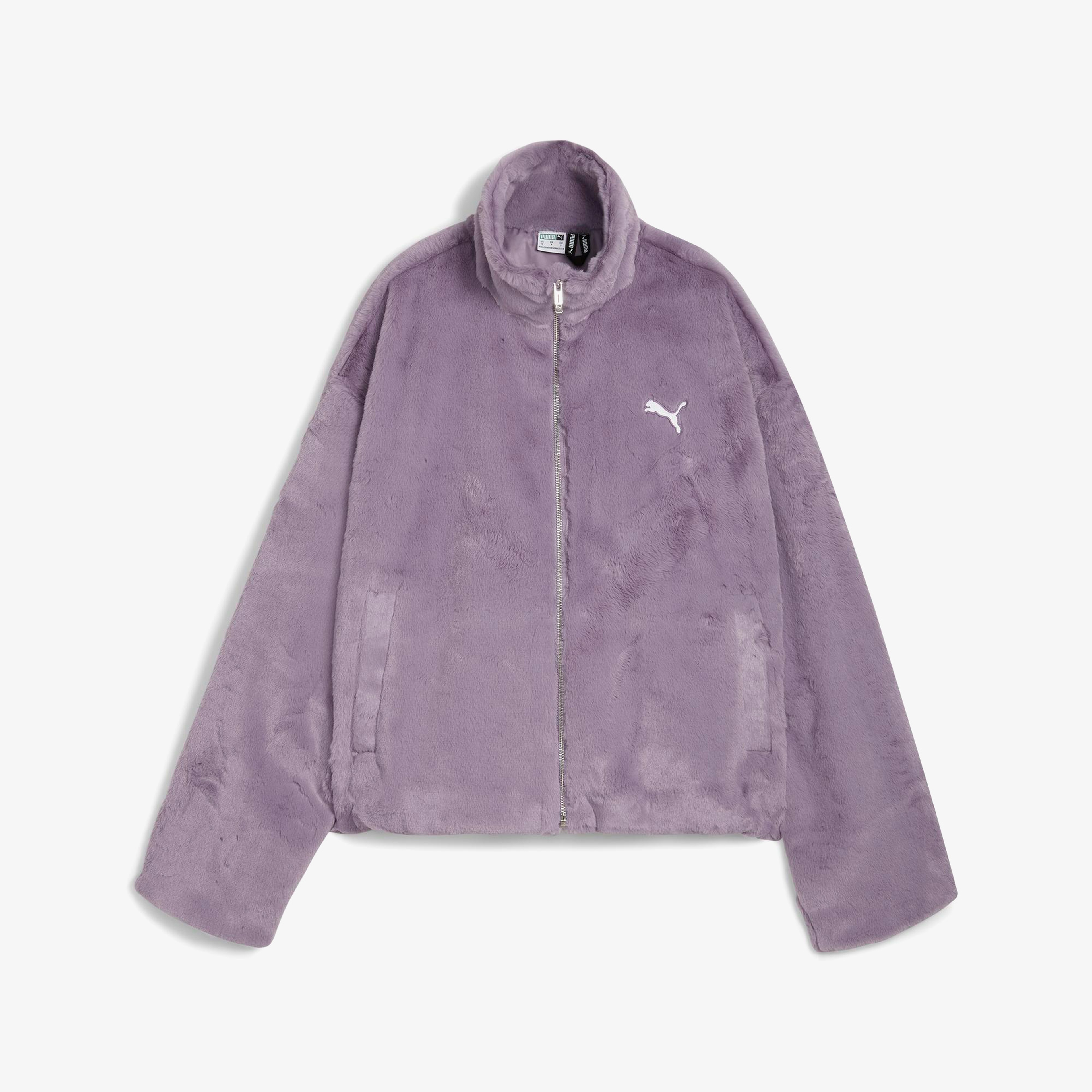 Puma Soft Fleece Kadın Mor Ceket
