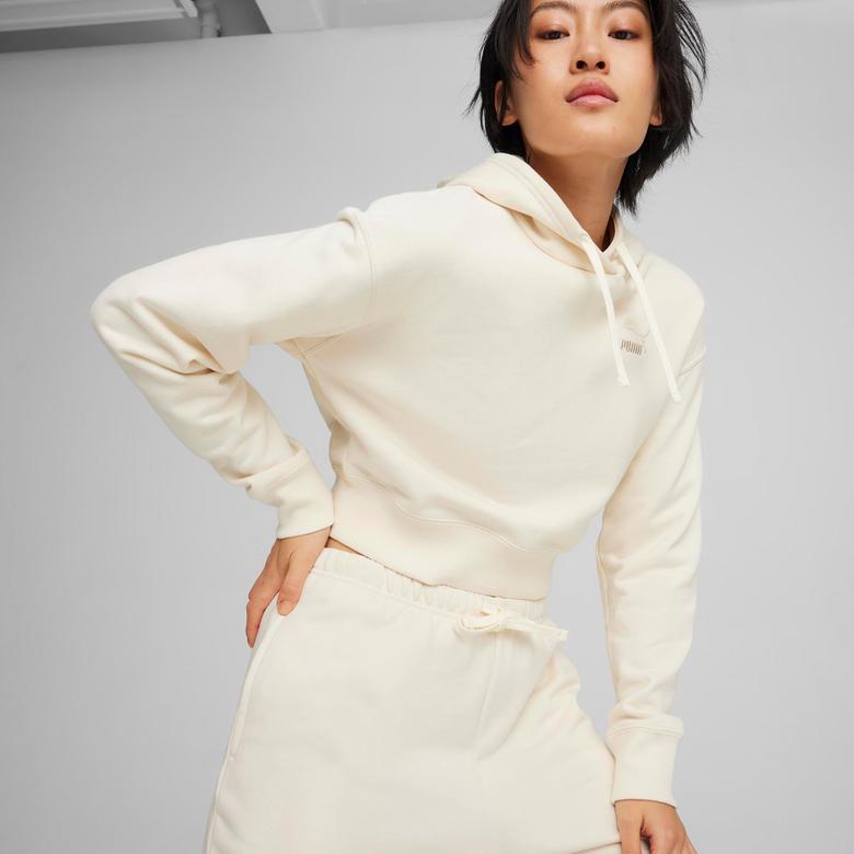 Puma Better Classics Kadın Bej Sweatshirt