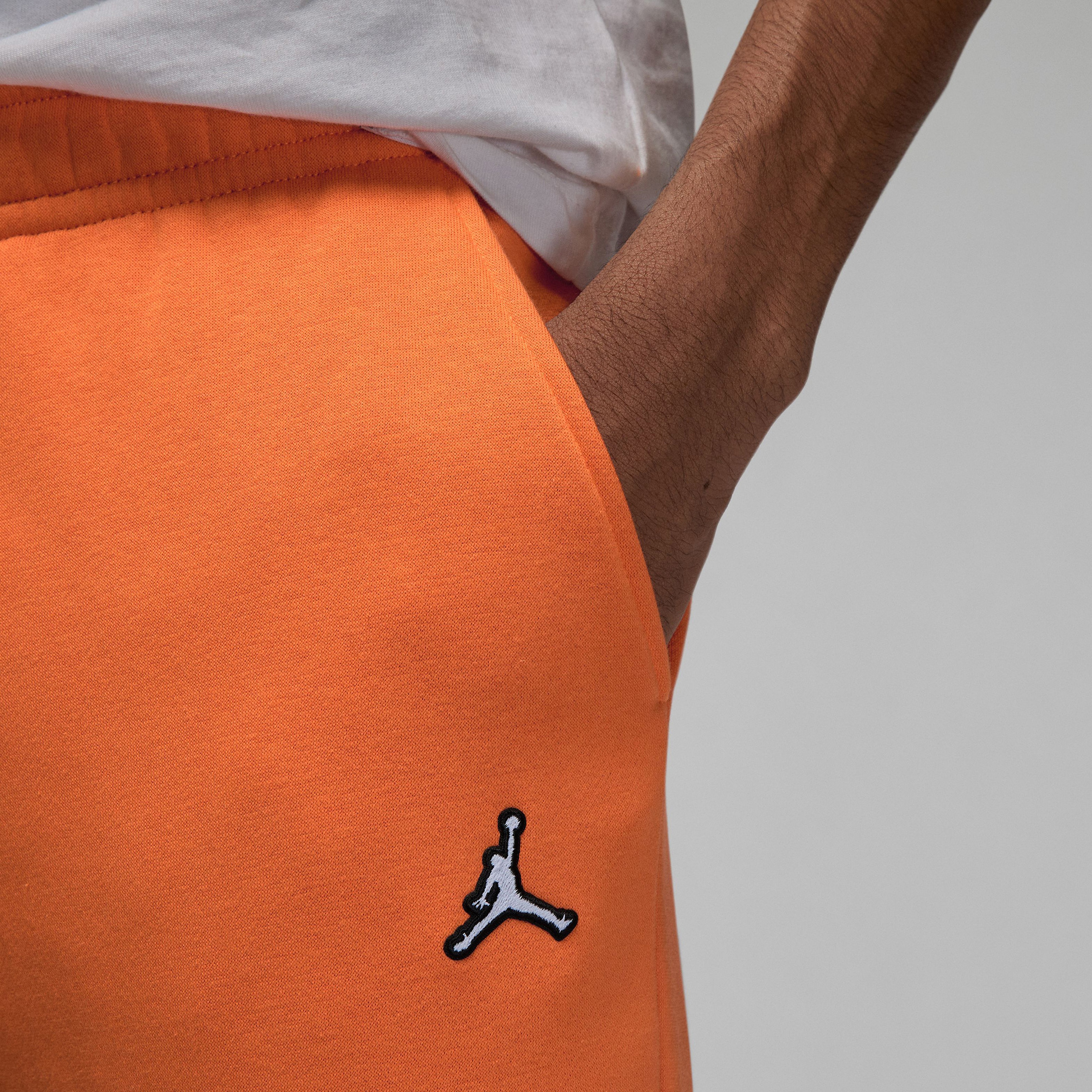 Jordan Brooklyn Fleece Erkek Turuncu Eşofman Altı