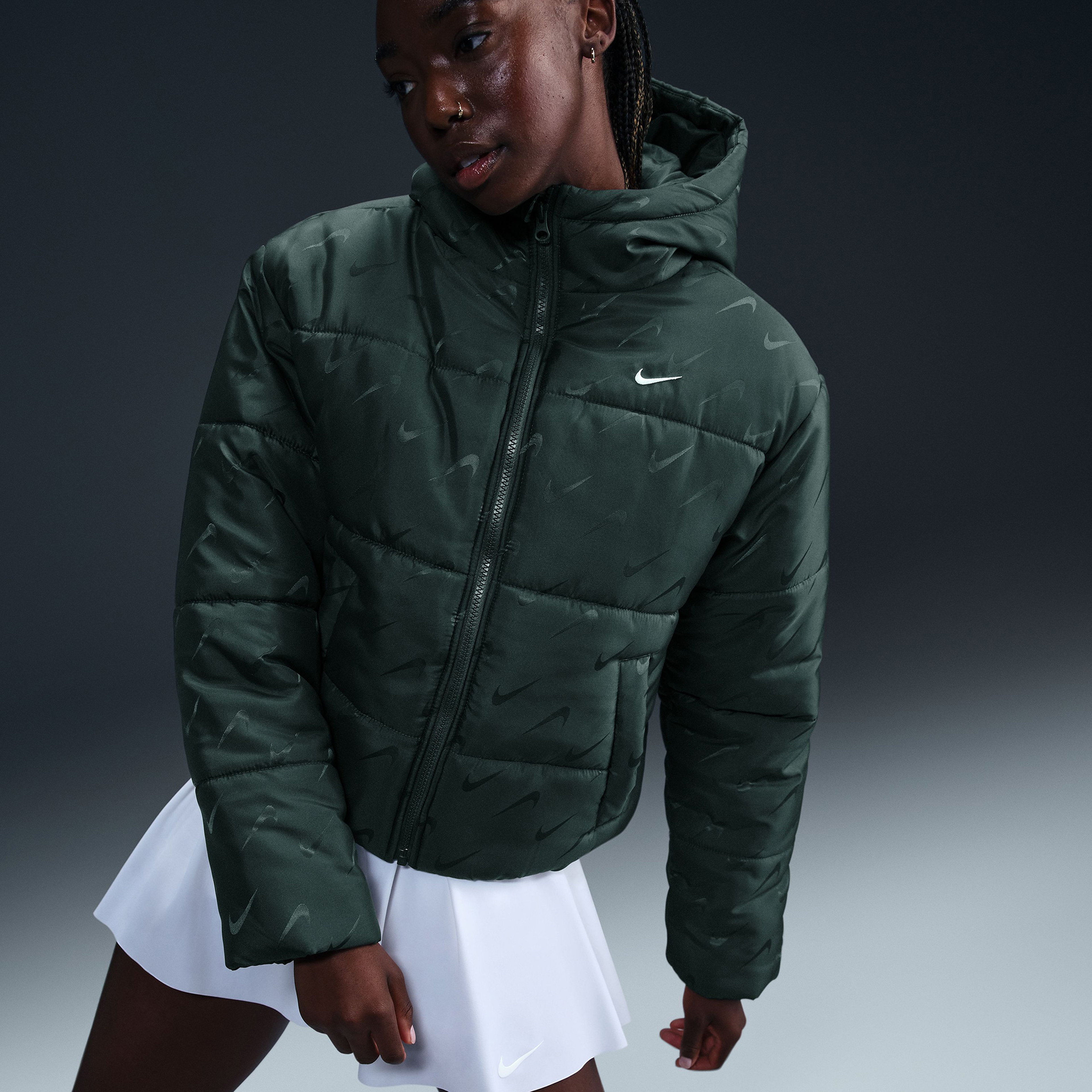 エアニッパ Nike Sportswear Classic Kadın Yeşil MontXSFV7941| Occasion