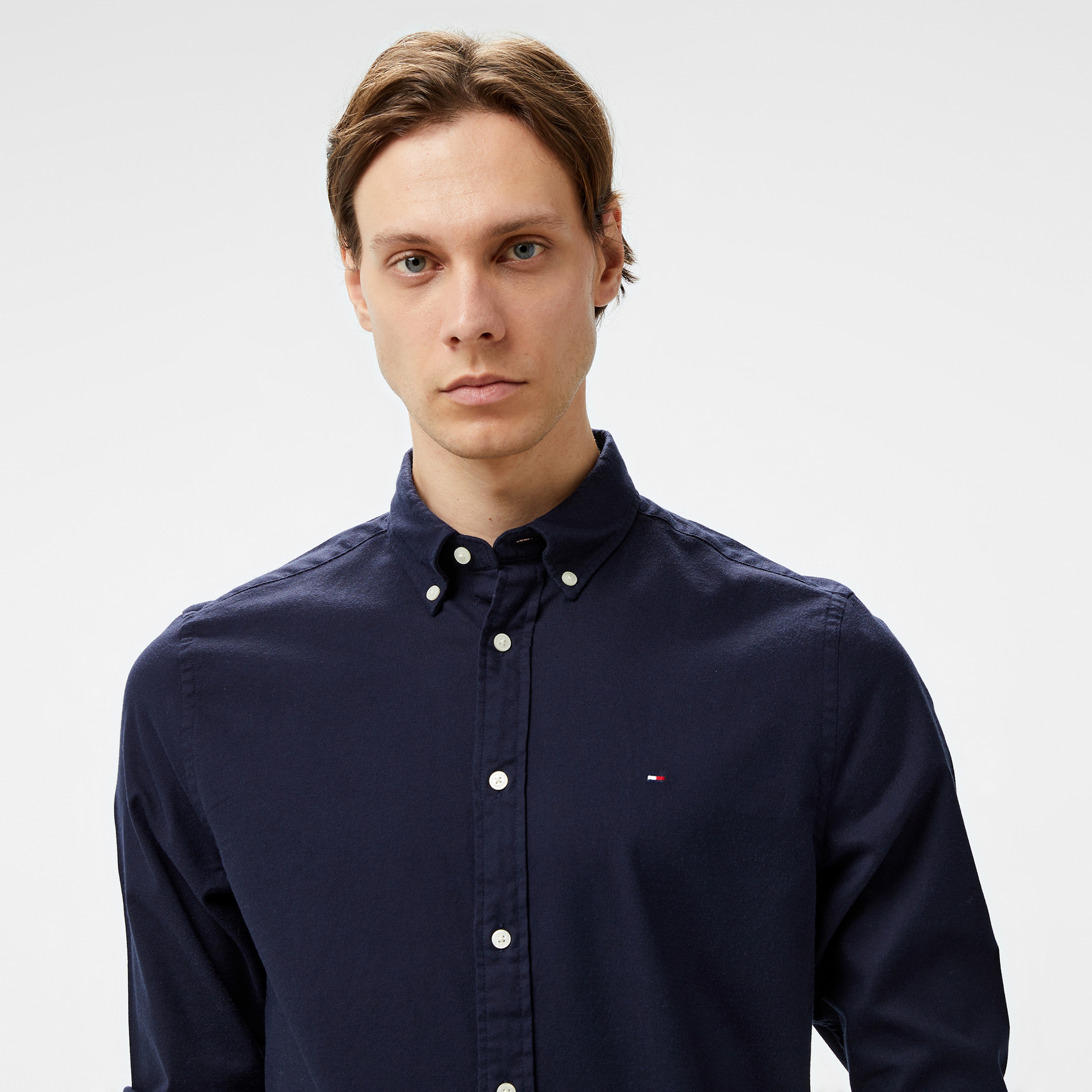 Tommy Hilfiger Erkek Mavi Gömlek