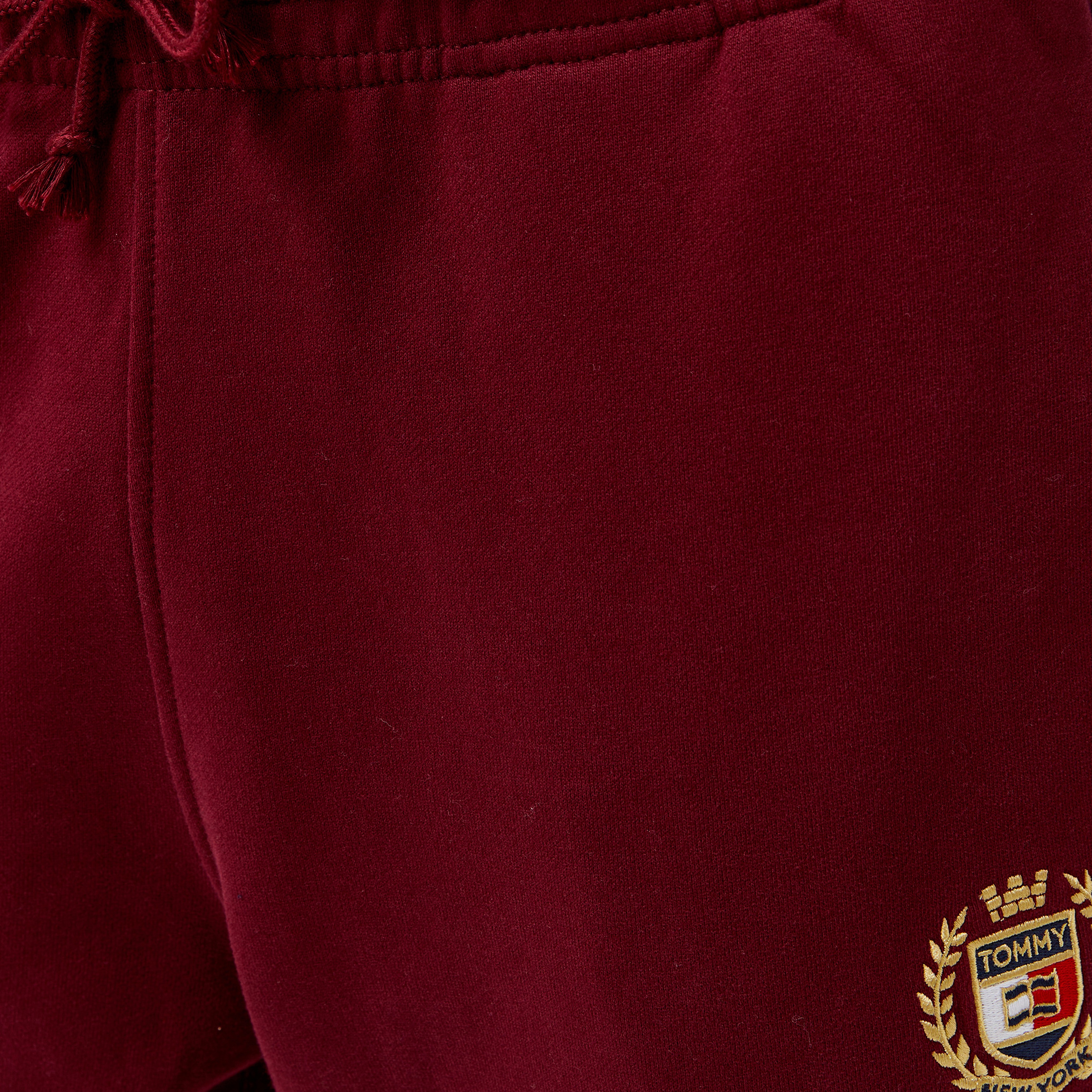 Tommy Hilfiger Jeans Crest Erkek Bordo Eşofman Altı