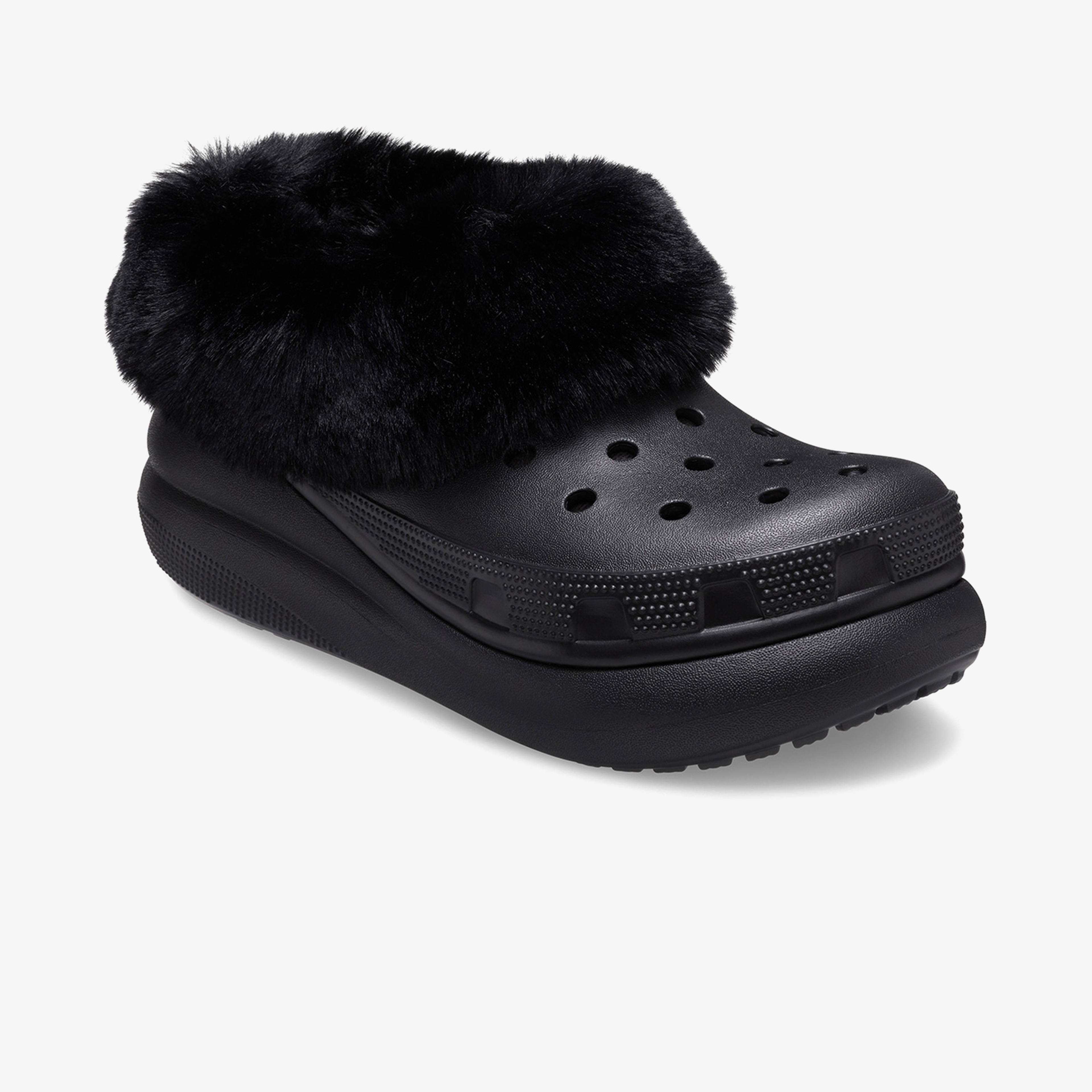 Crocs Furever Crush Unisex Siyah Terlik