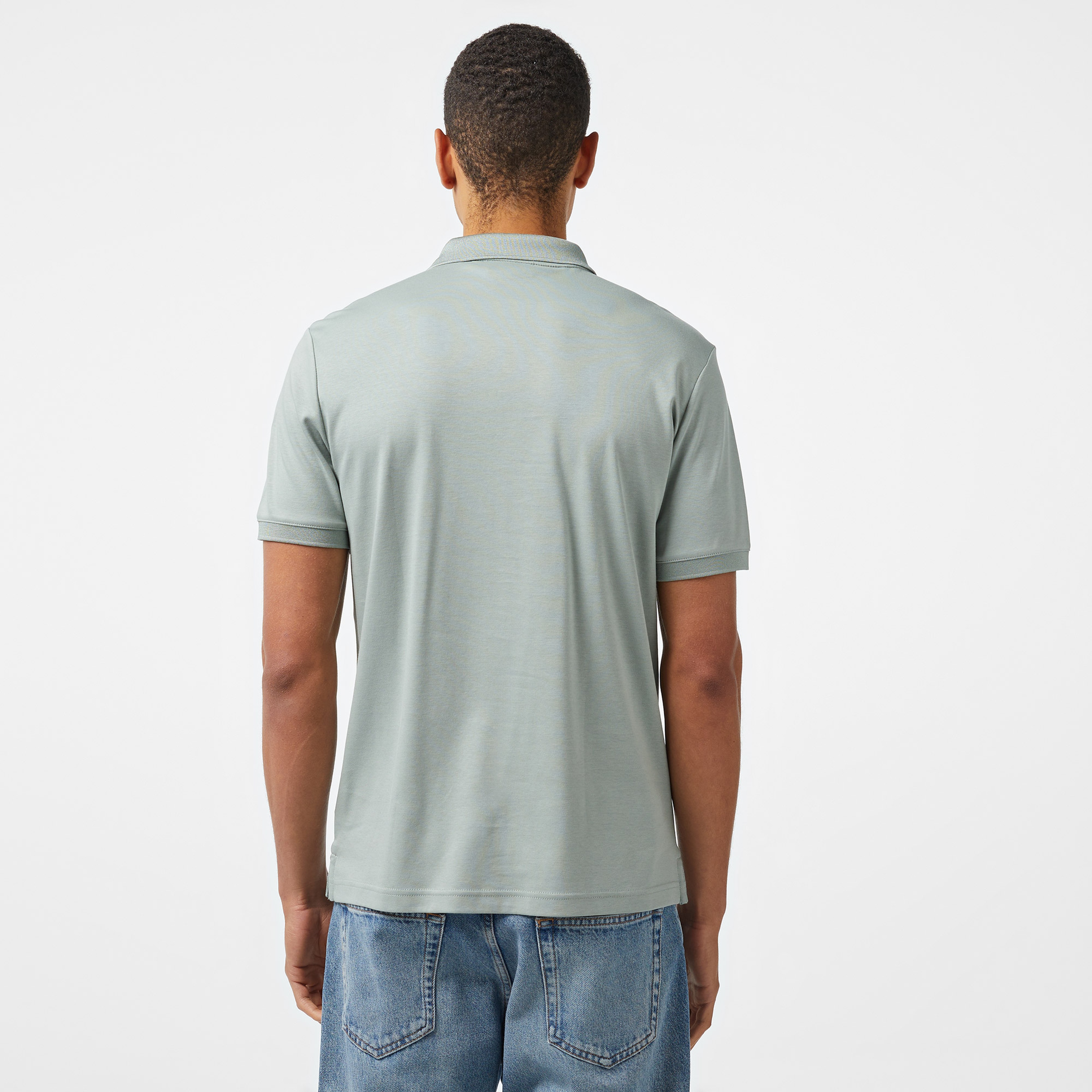 Calvin Klein Erkek Gri Polo