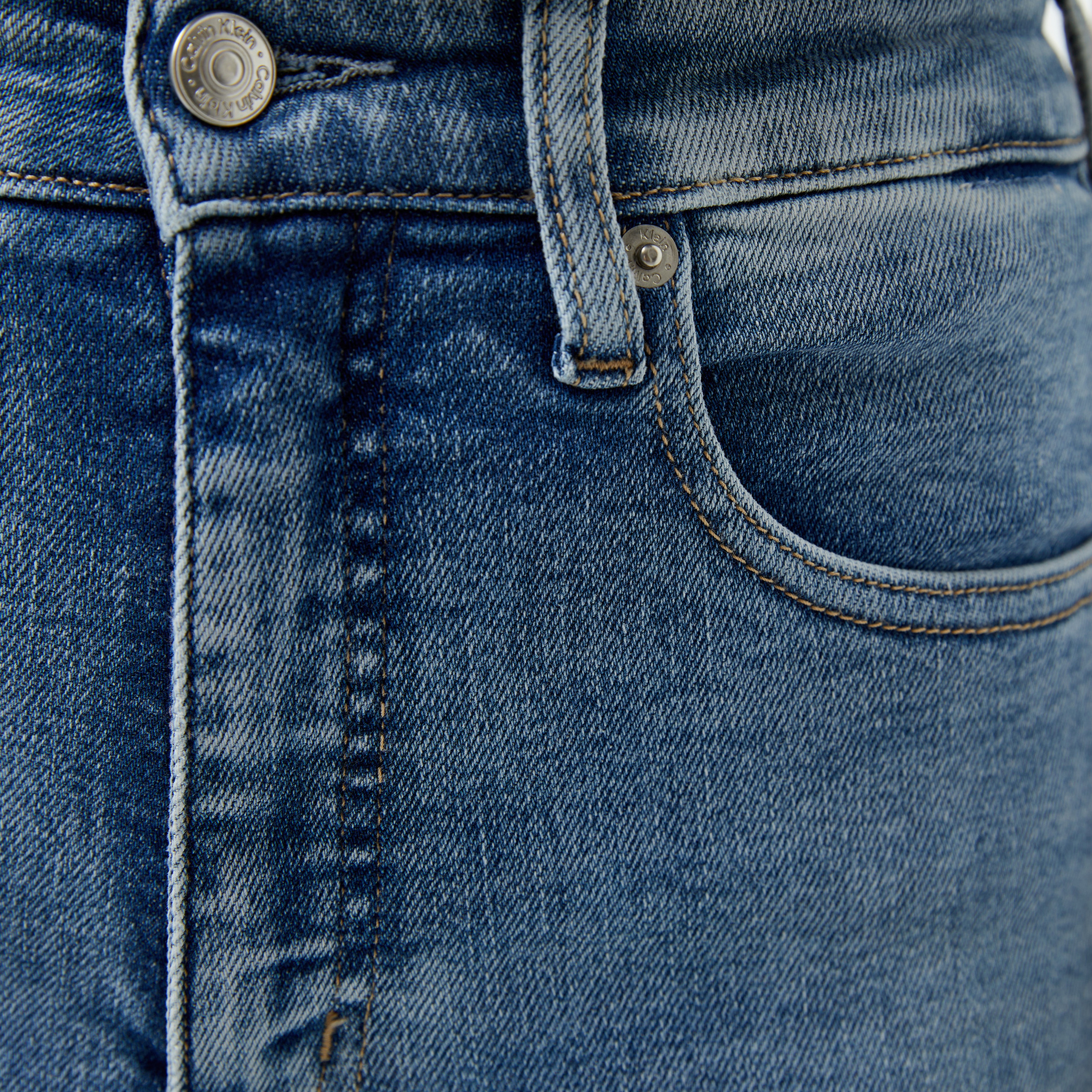 Calvin Klein Jeans Skinny Bootcut Kadın Mavi Jean