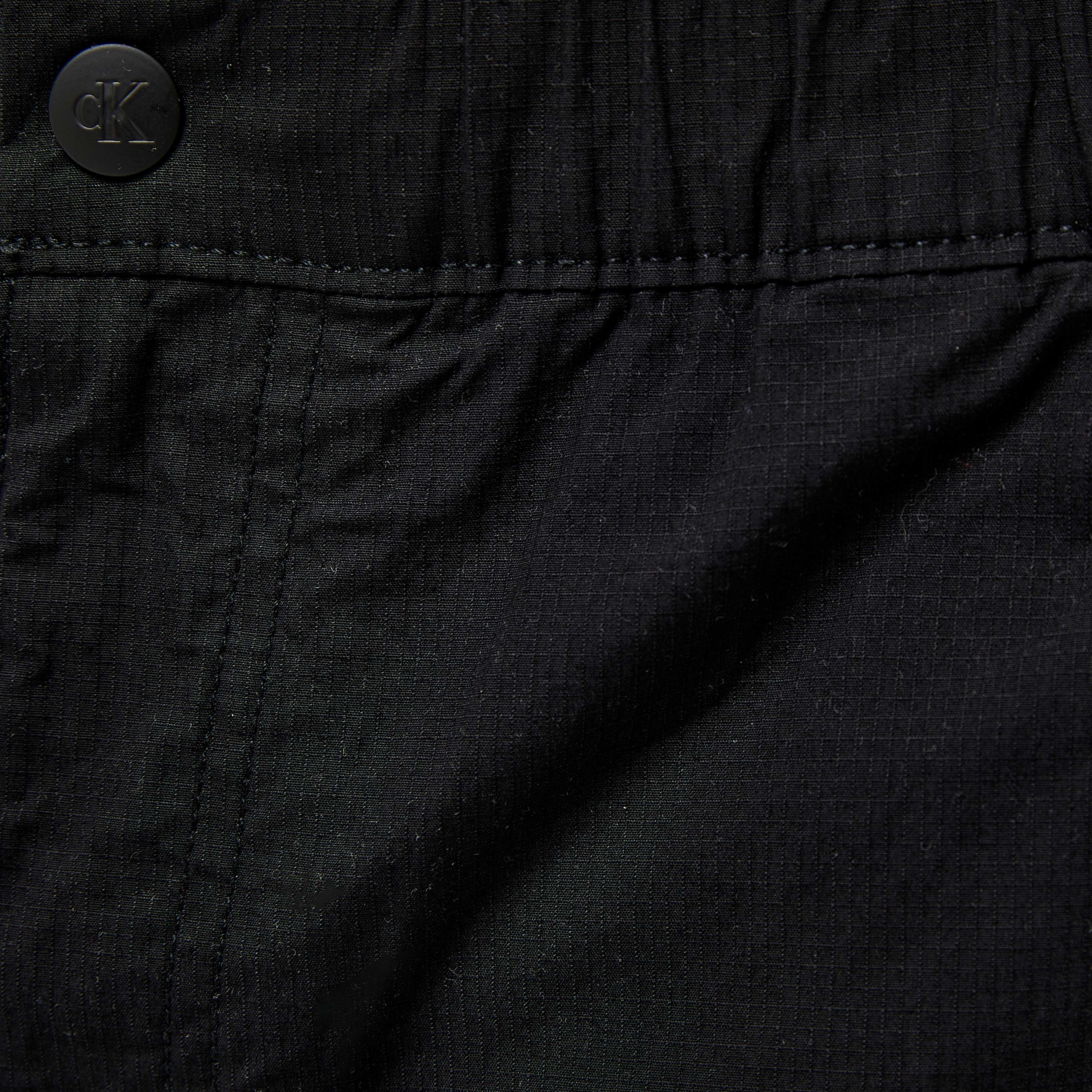 Calvin Klein Jeans Skinny Erkek Siyah Kargo Pantolon