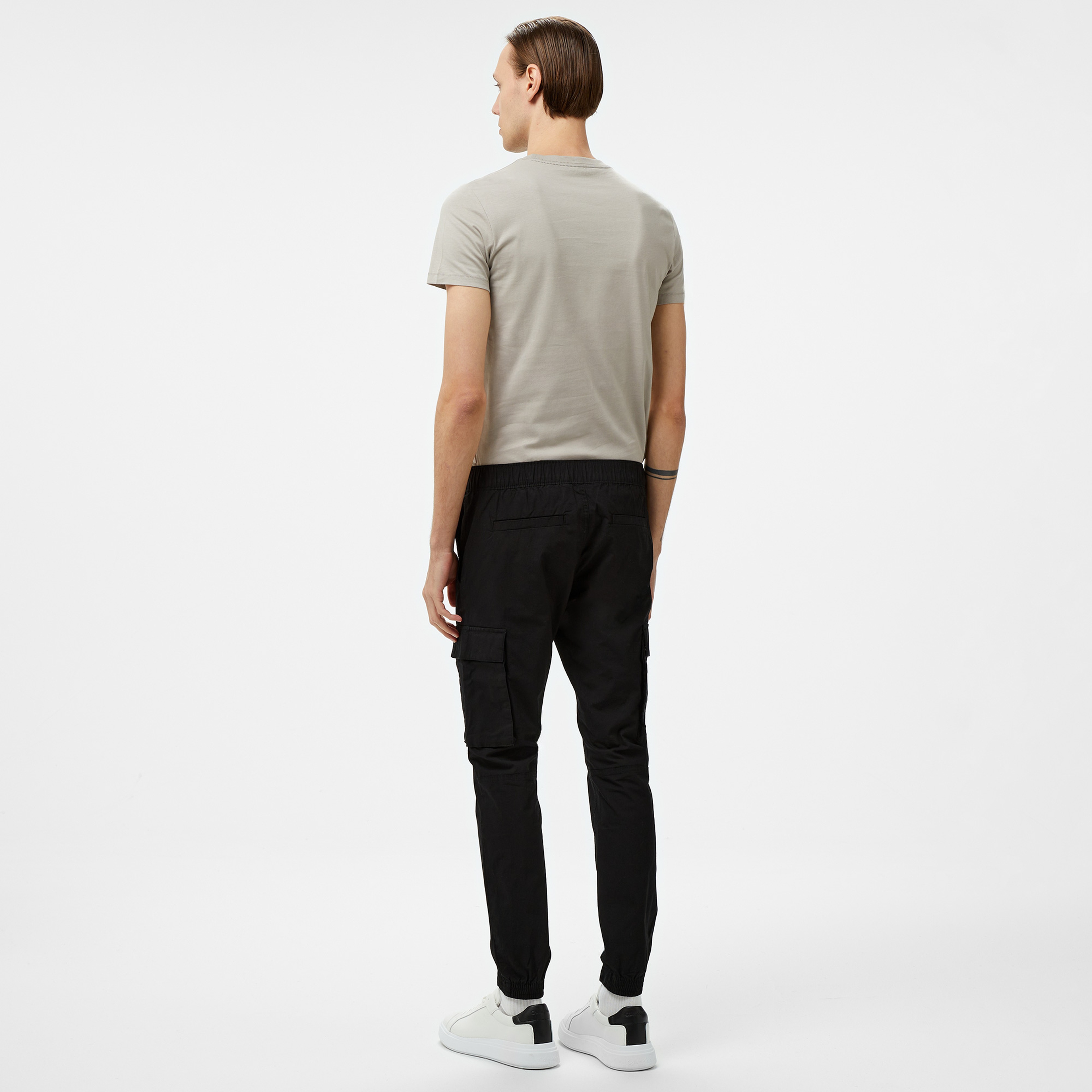 Calvin Klein Jeans Skinny Erkek Siyah Kargo Pantolon