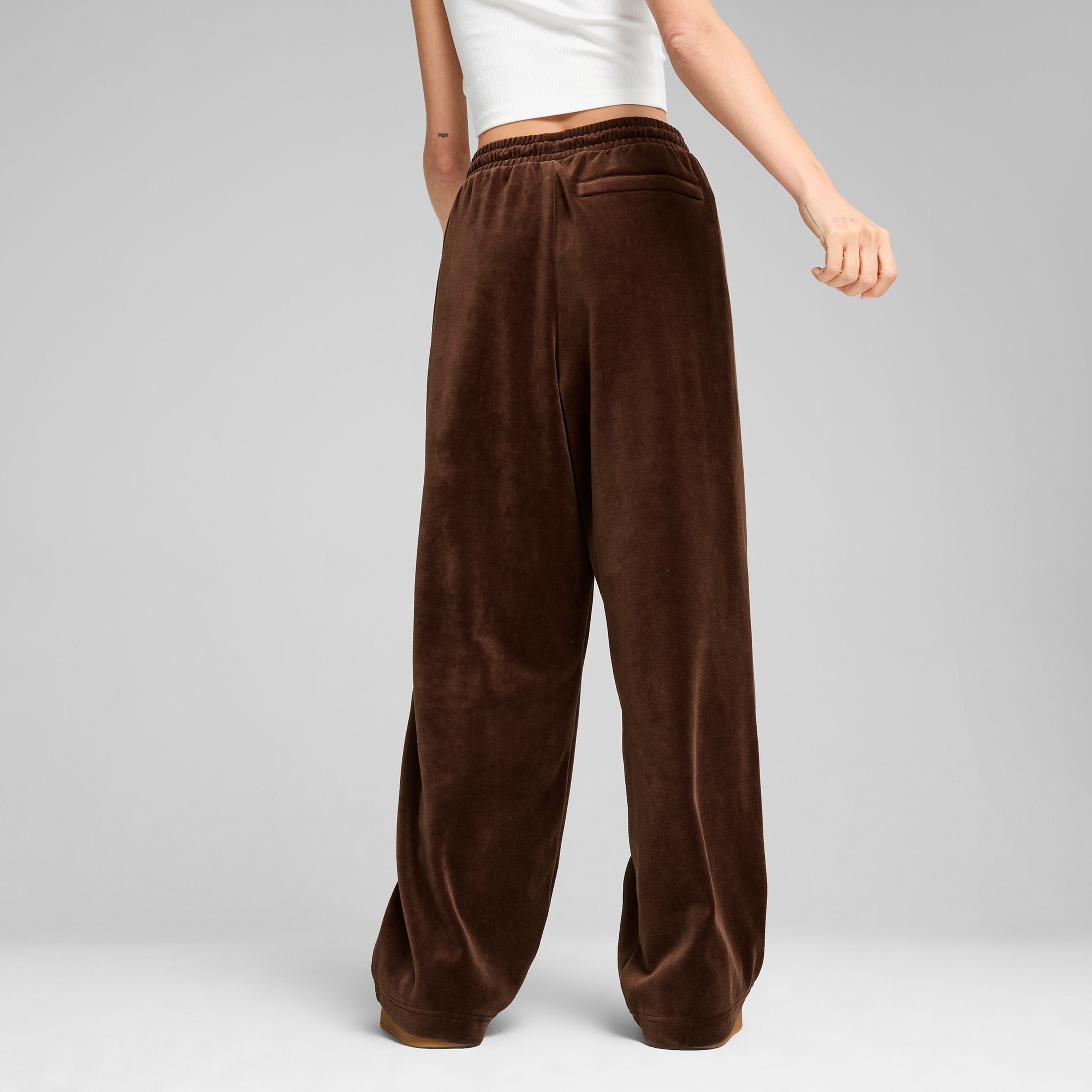 Puma T7 Oversized Track Erkek Kahverengi Pantolon